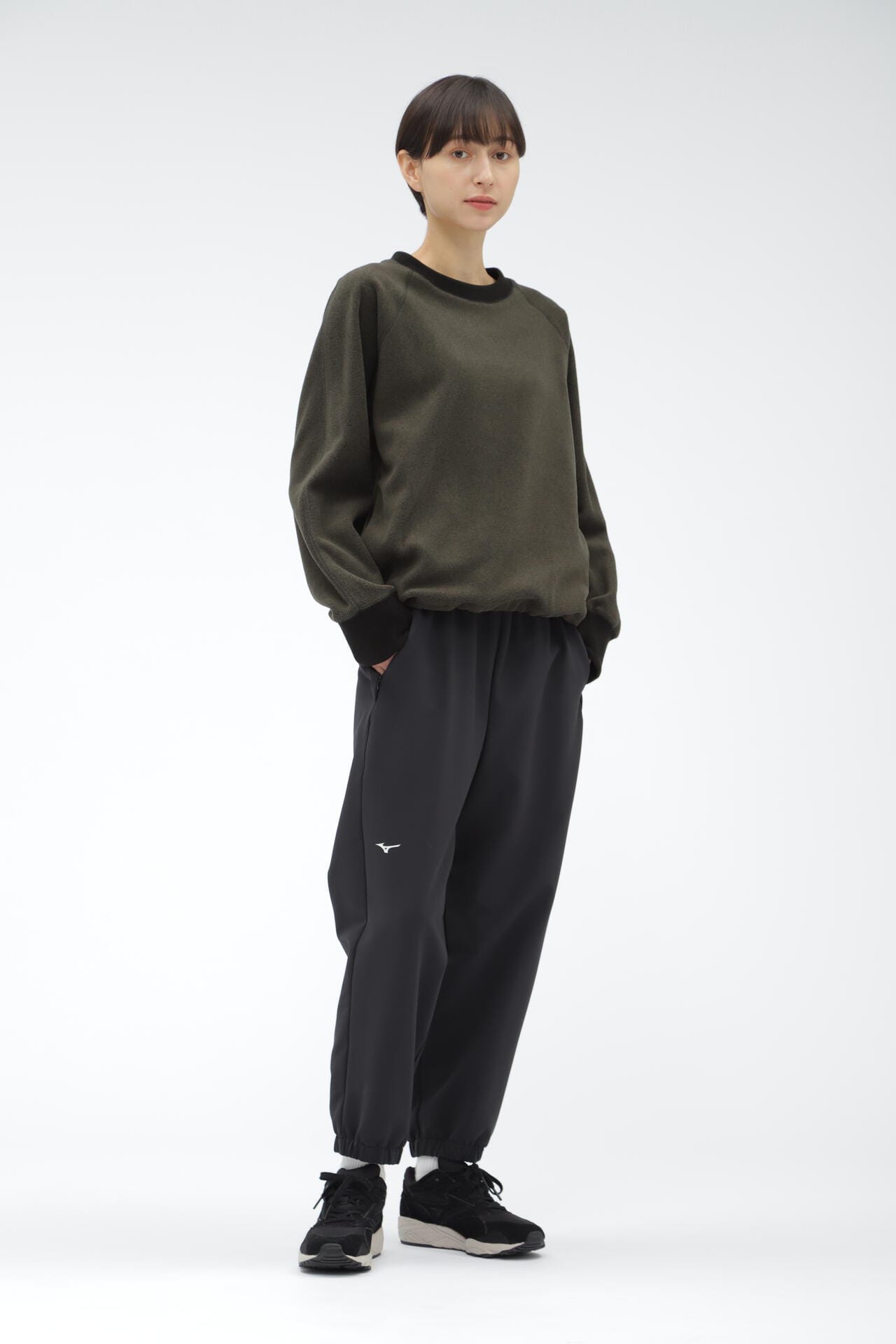 BREATH THERMO /BRUSHED BACK STRETCHPOPLIN