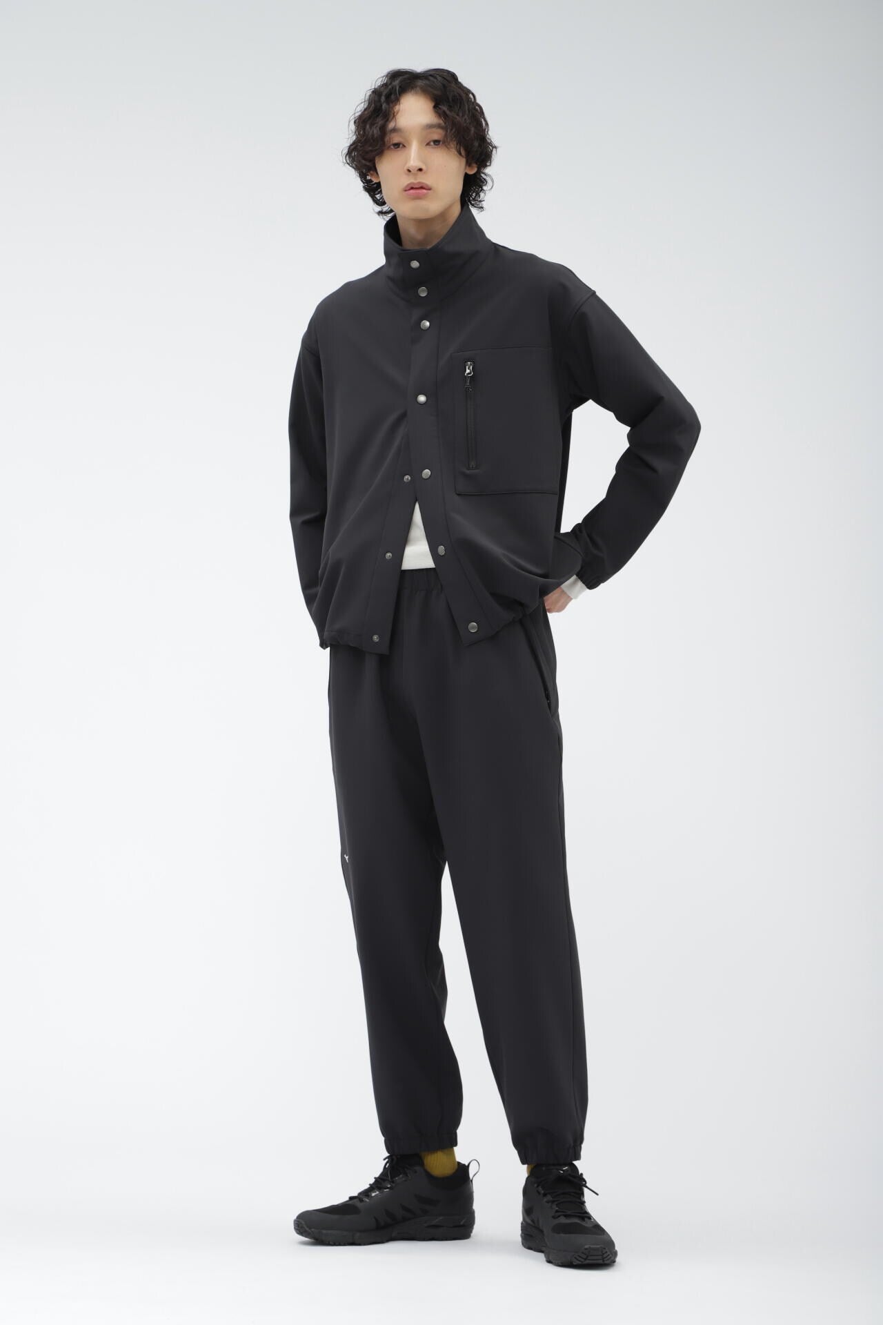 BREATH THERMO /BRUSHED BACK STRETCHPOPLIN
