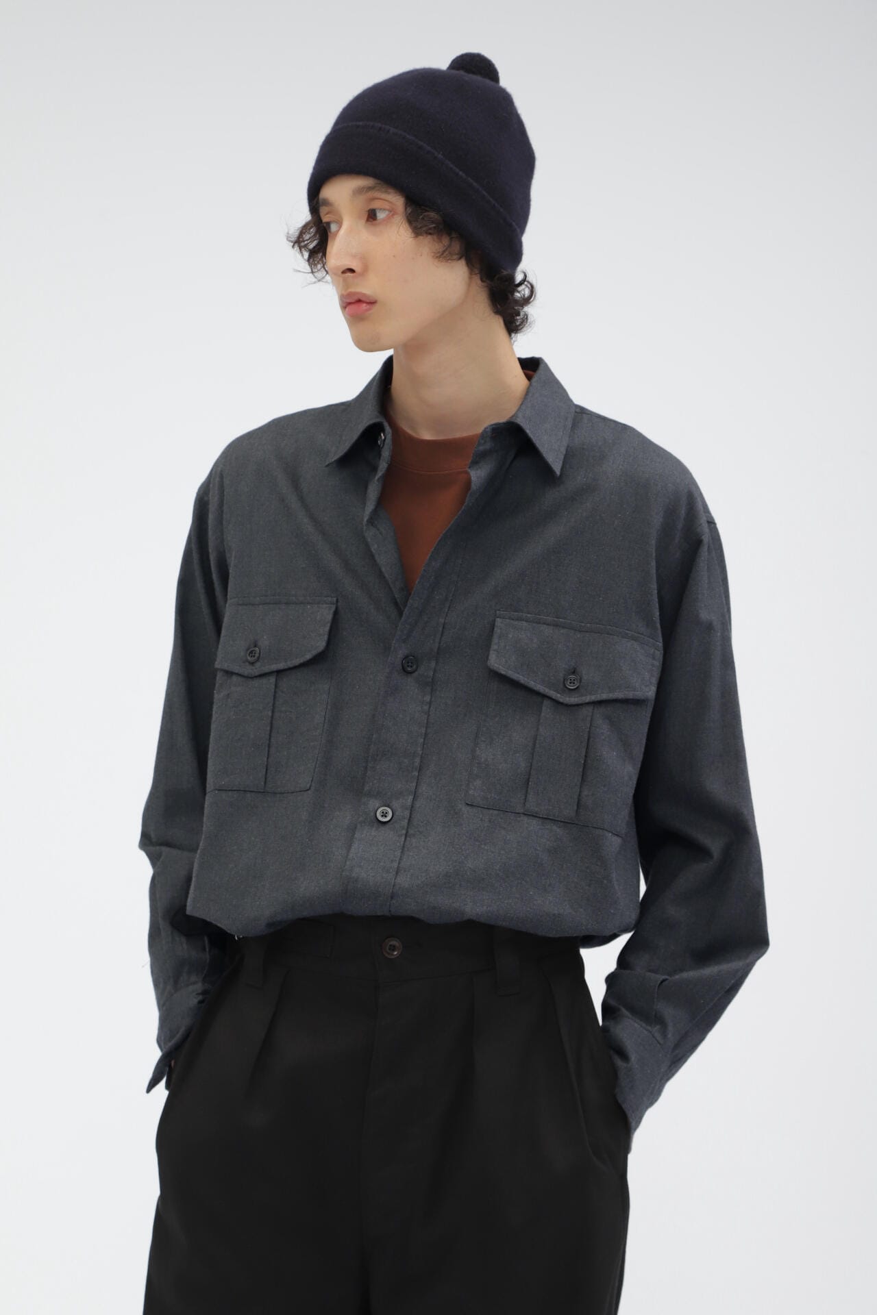 BRUSHED COTTON SILK TWILL
