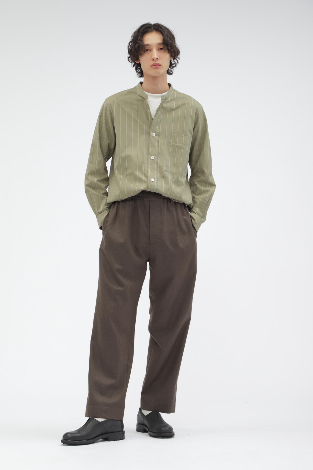 BRUSHED COTTON STRIPE