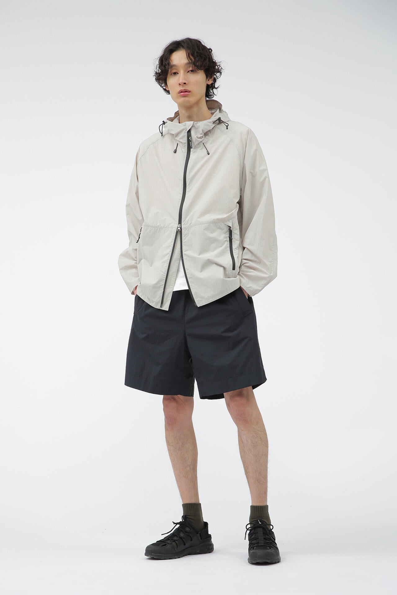 LIGHTWEIGHT NYLON POPLIN BLOUSON