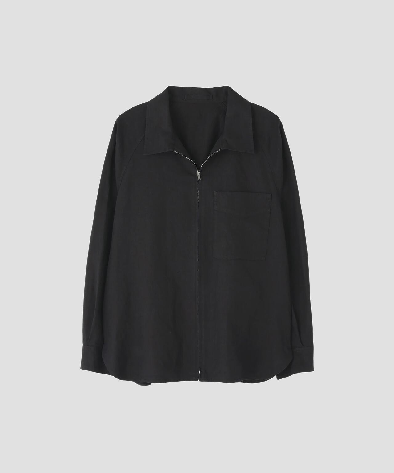 LINEN COTTON TWILL BLOUSON