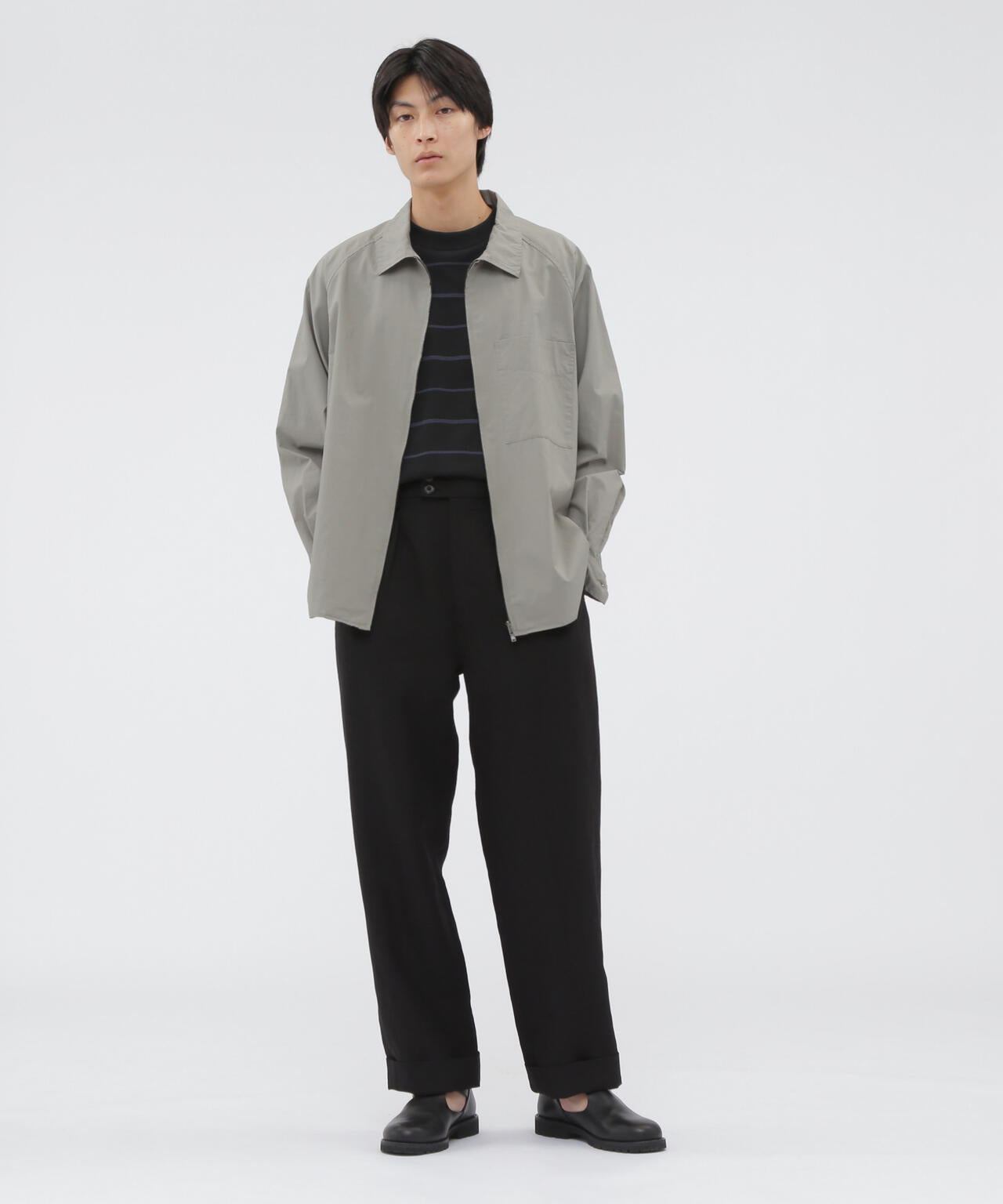 LINEN CANVAS TROUSERS