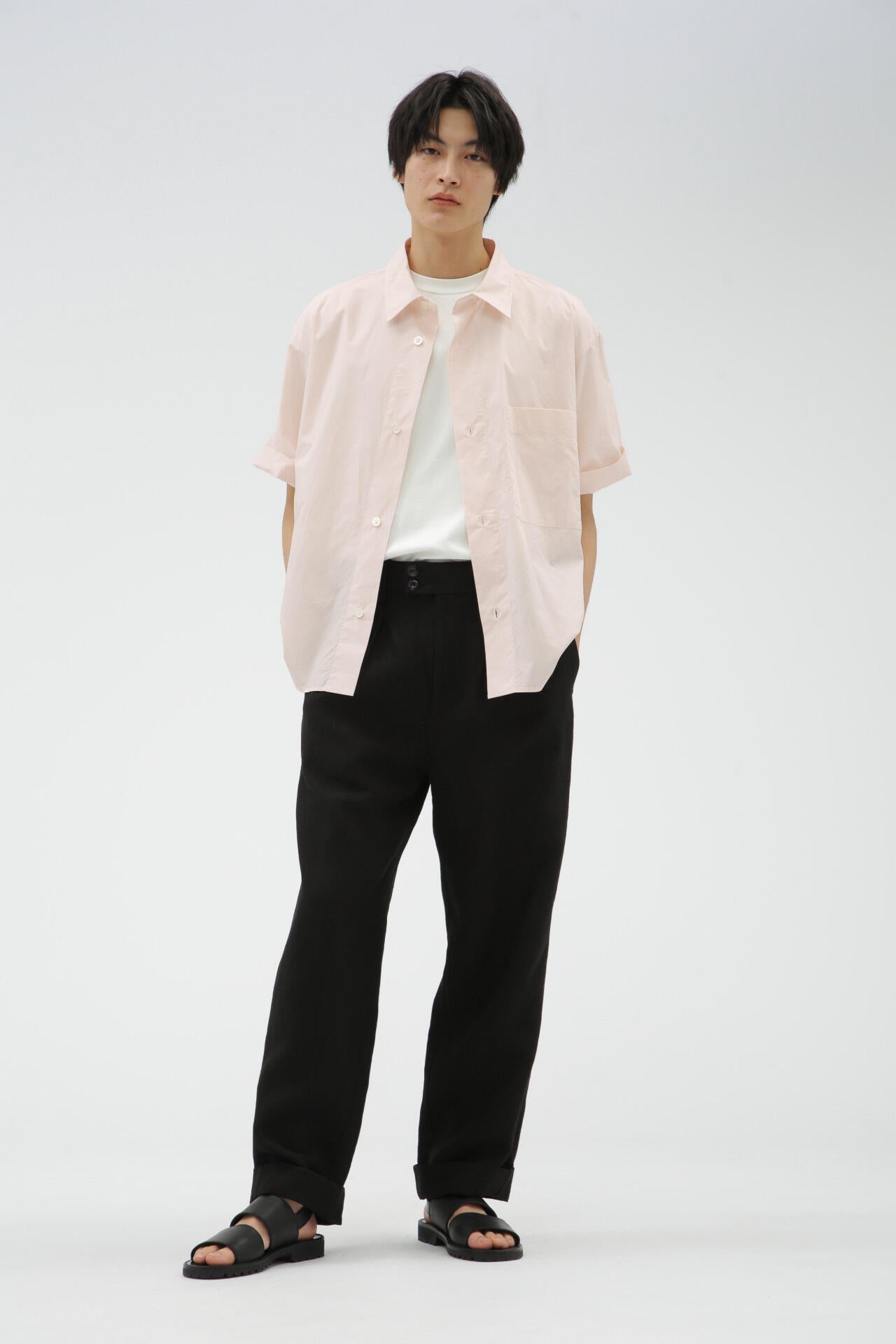 LINEN CANVAS TROUSERS