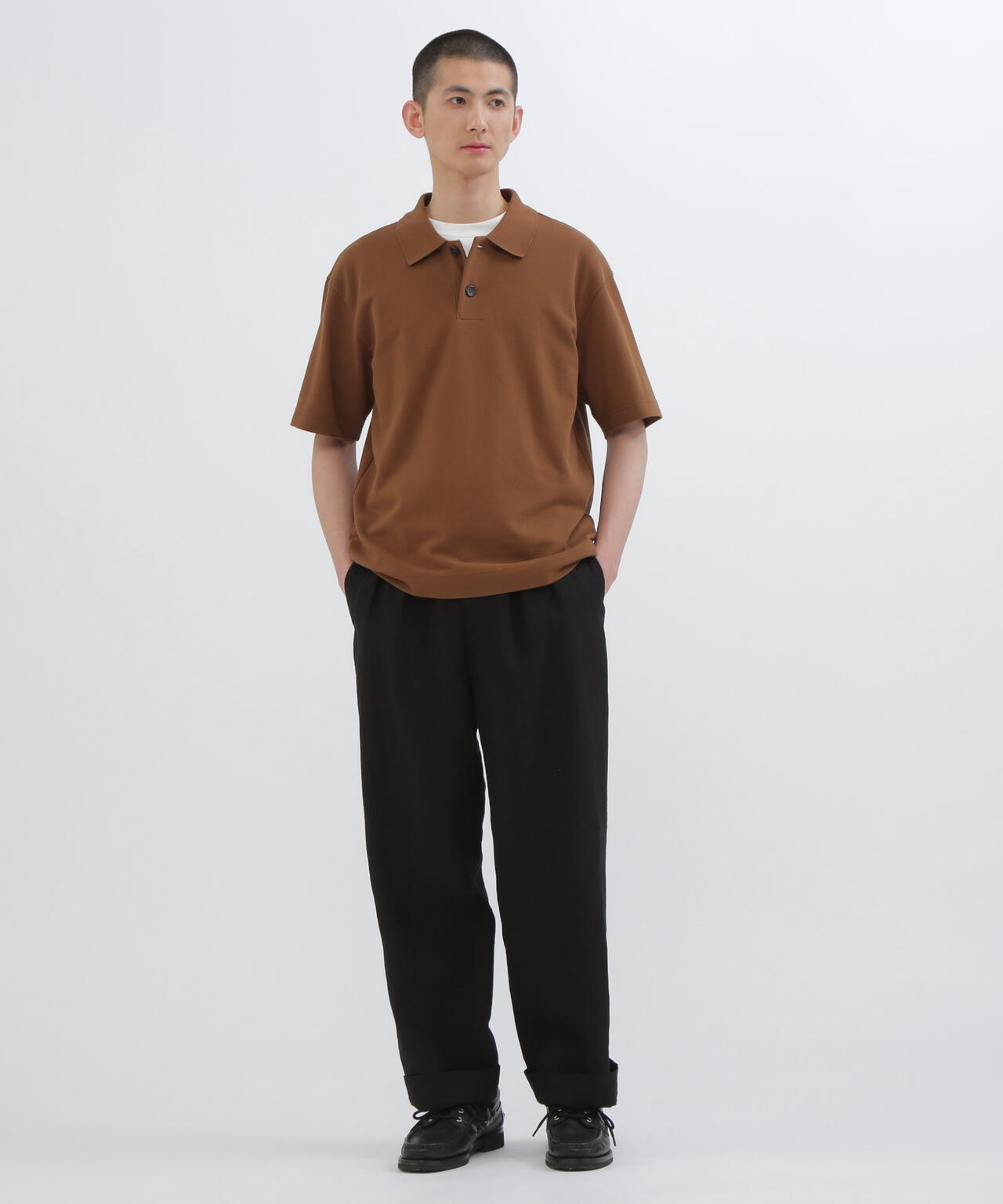 LINEN CANVAS TROUSERS