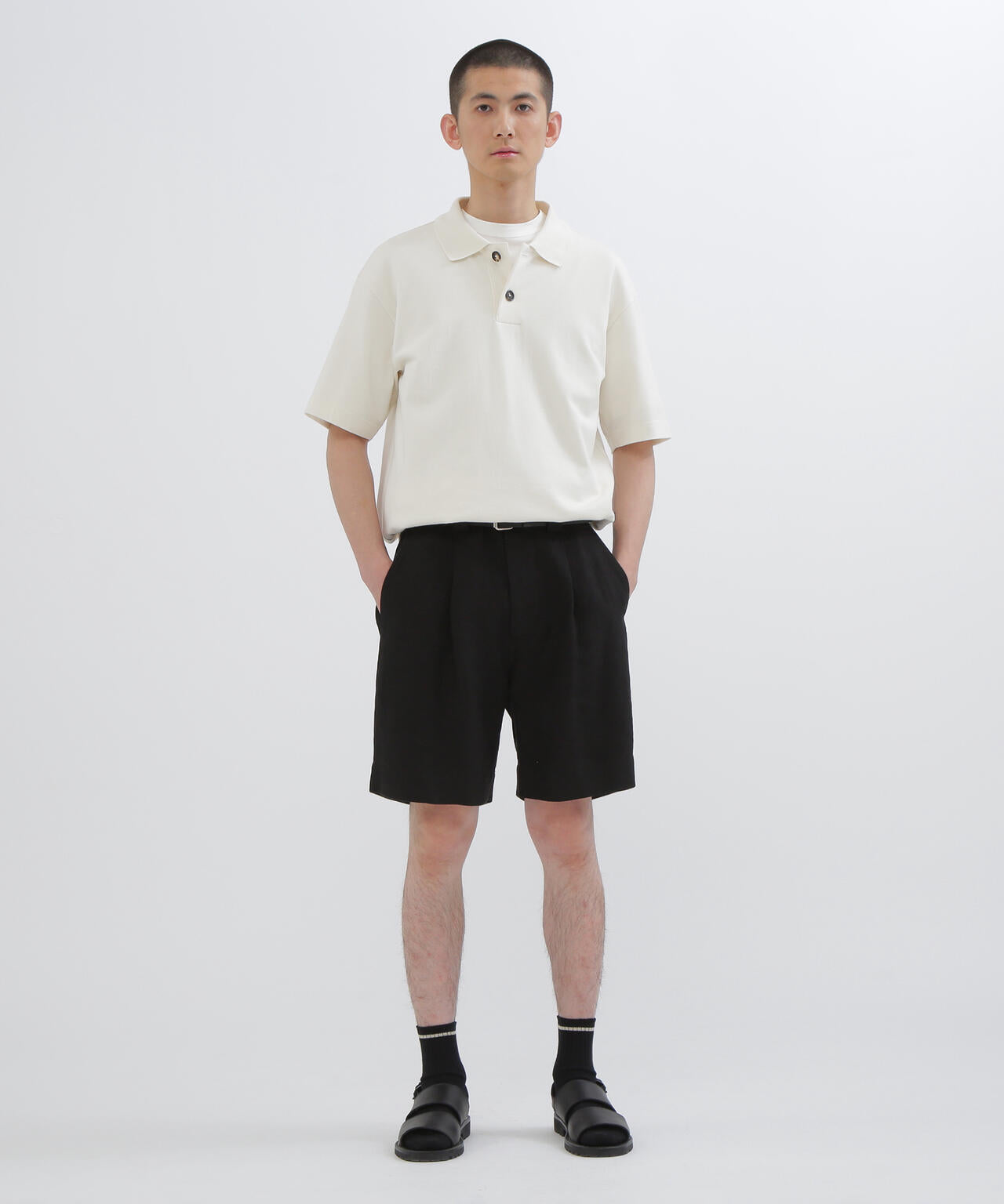 LINEN CANVAS TROUSERS