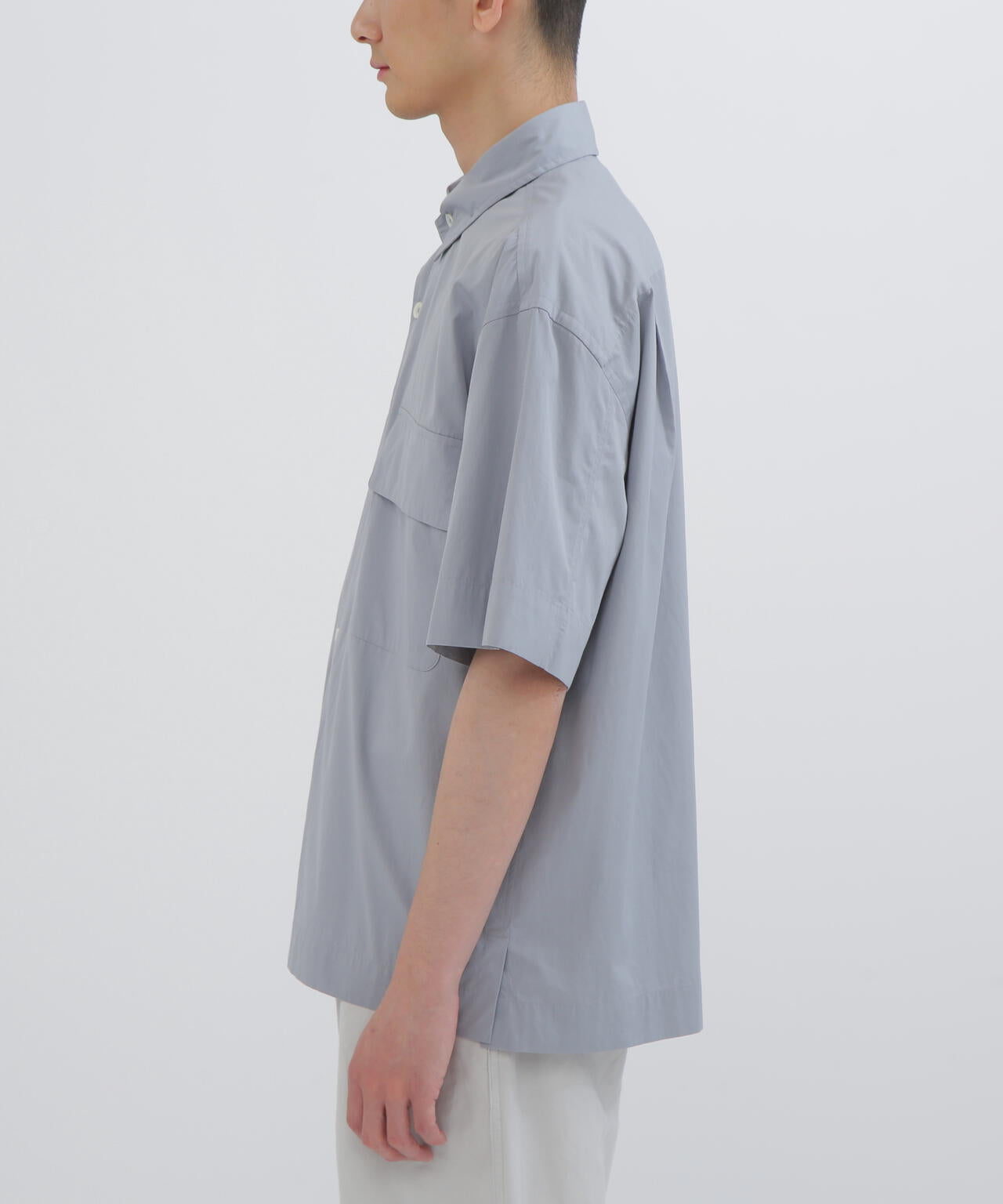 COMPACT COTTON PLAINWEAVE SHIRT