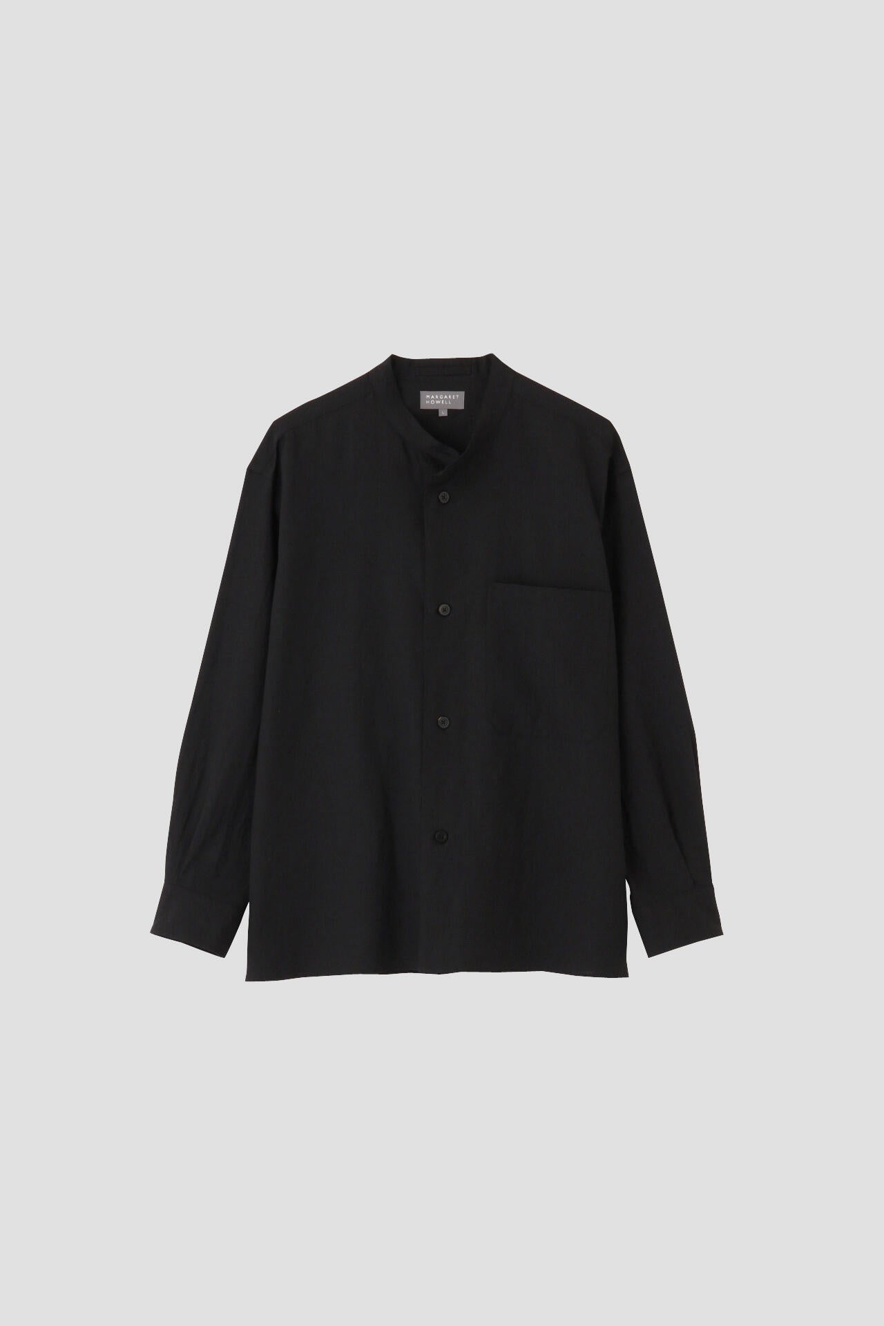DRY WOOL LINEN PLAINWEAVE SHIRT