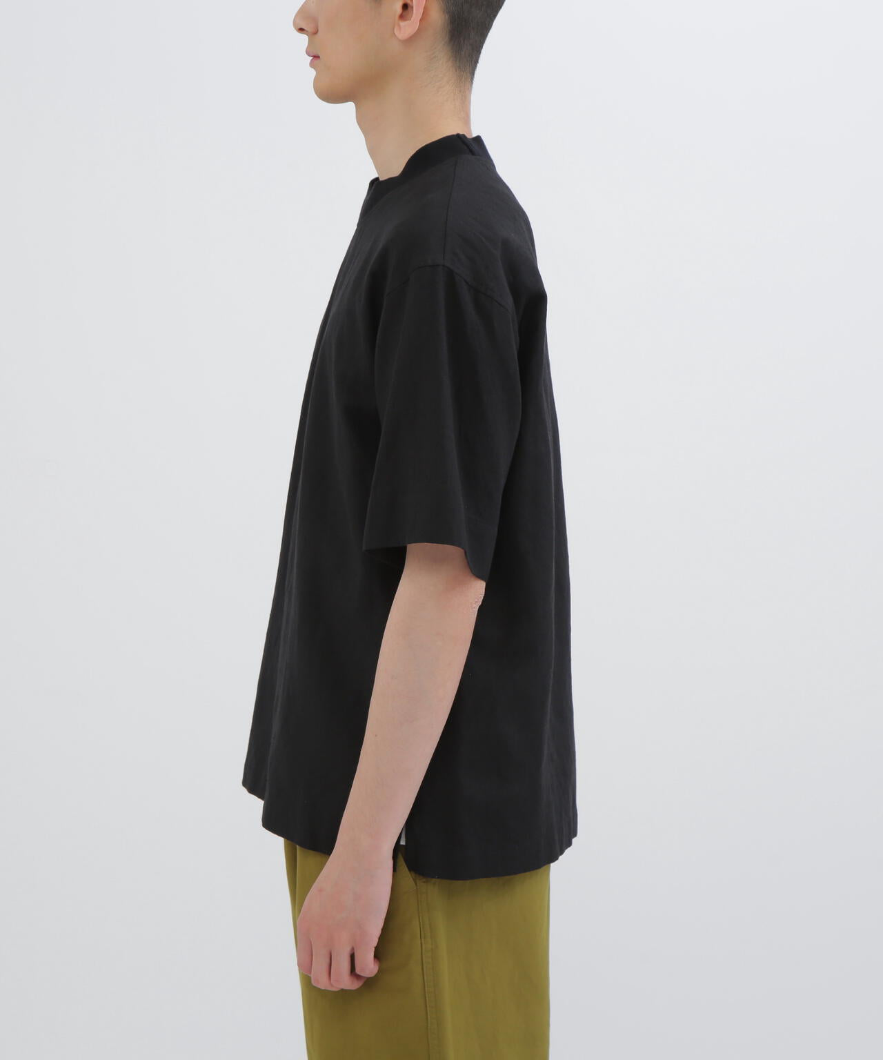 DRY WOOL LINEN PLAINWEAVE SHIRT