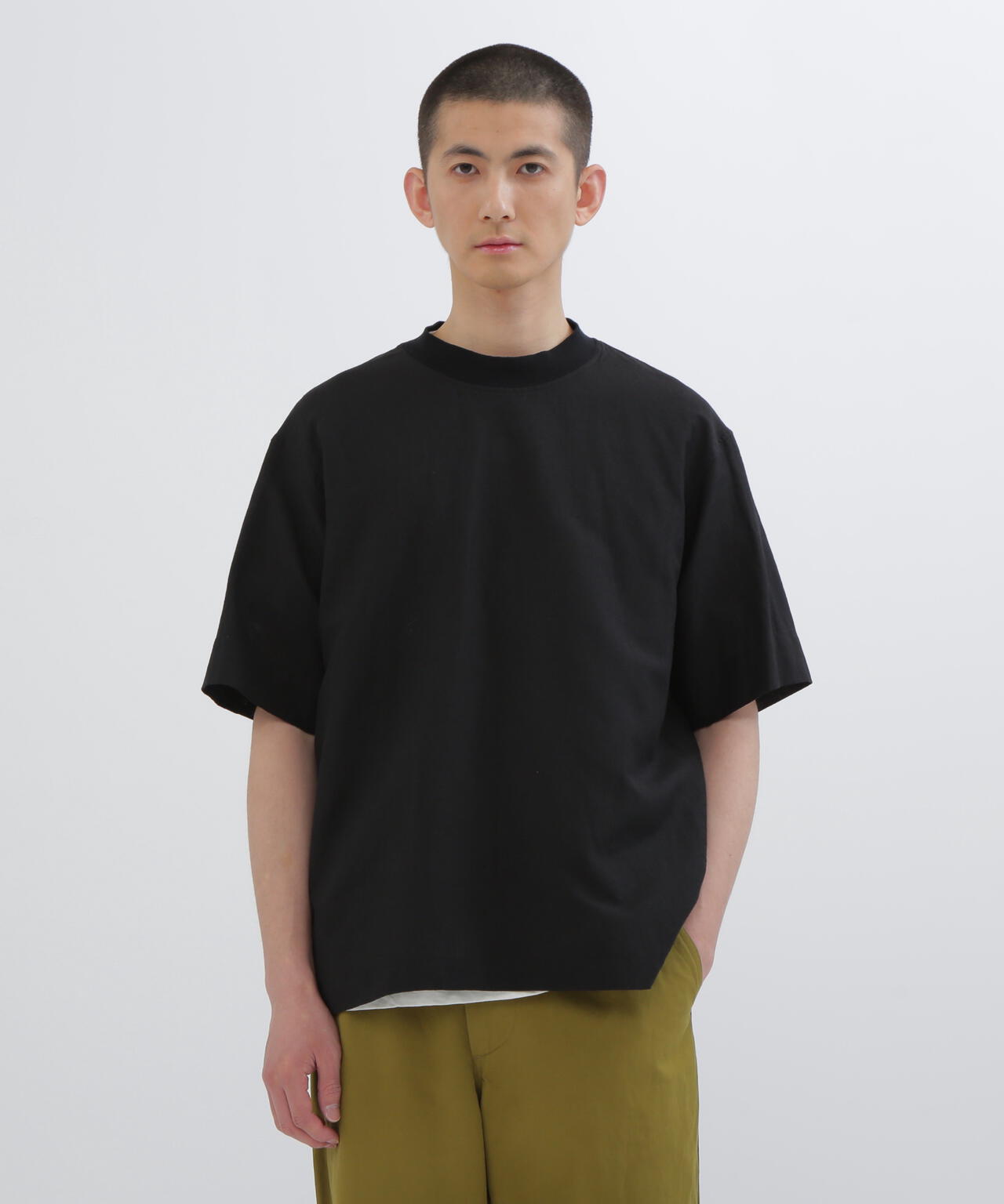 DRY WOOL LINEN PLAINWEAVE SHIRT