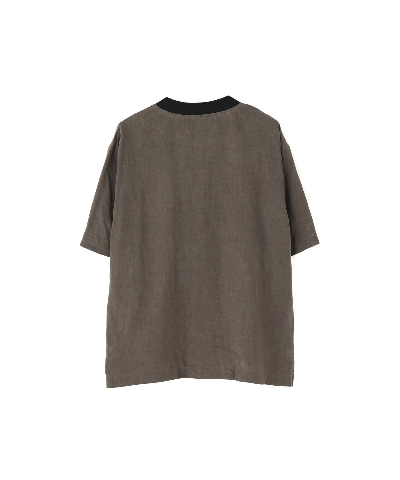 PLAIN LINEN POPLIN SHIRT
