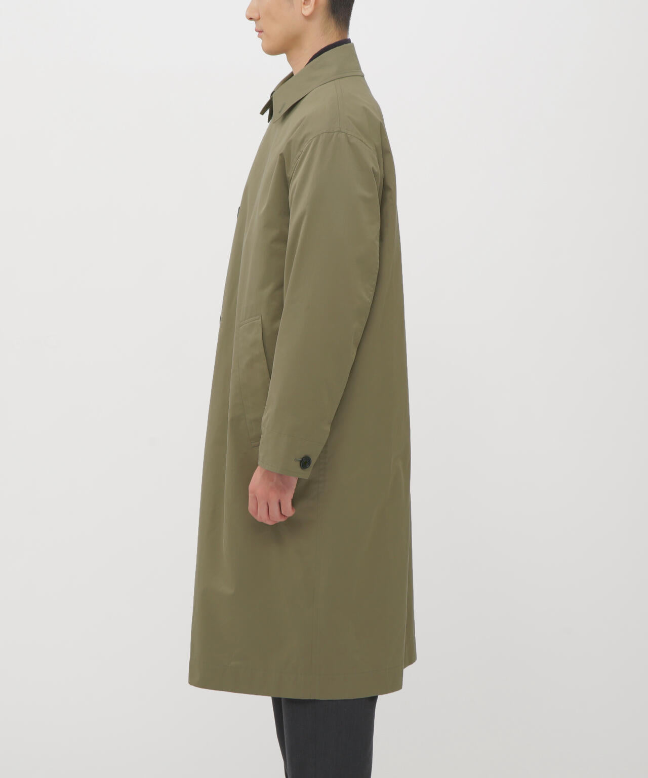 COTTON BLEND GABARDINE COAT