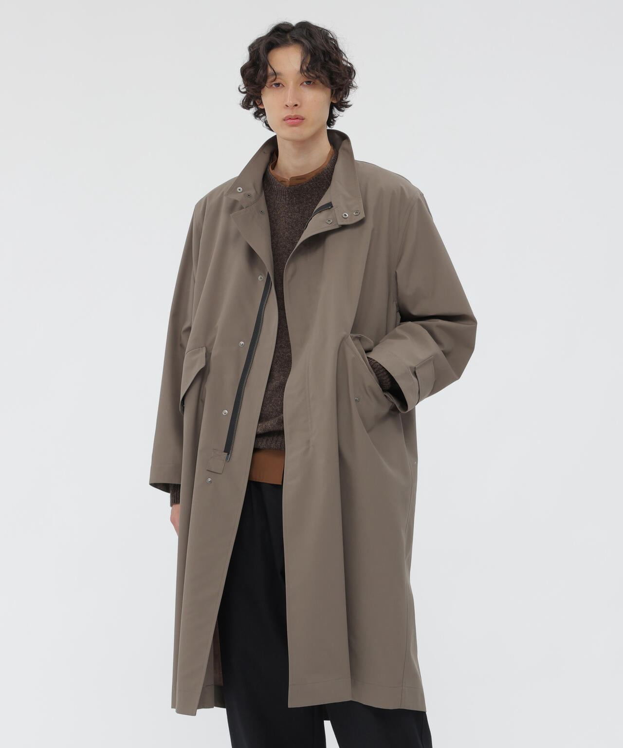 SHOWERPROOF WOOL COAT