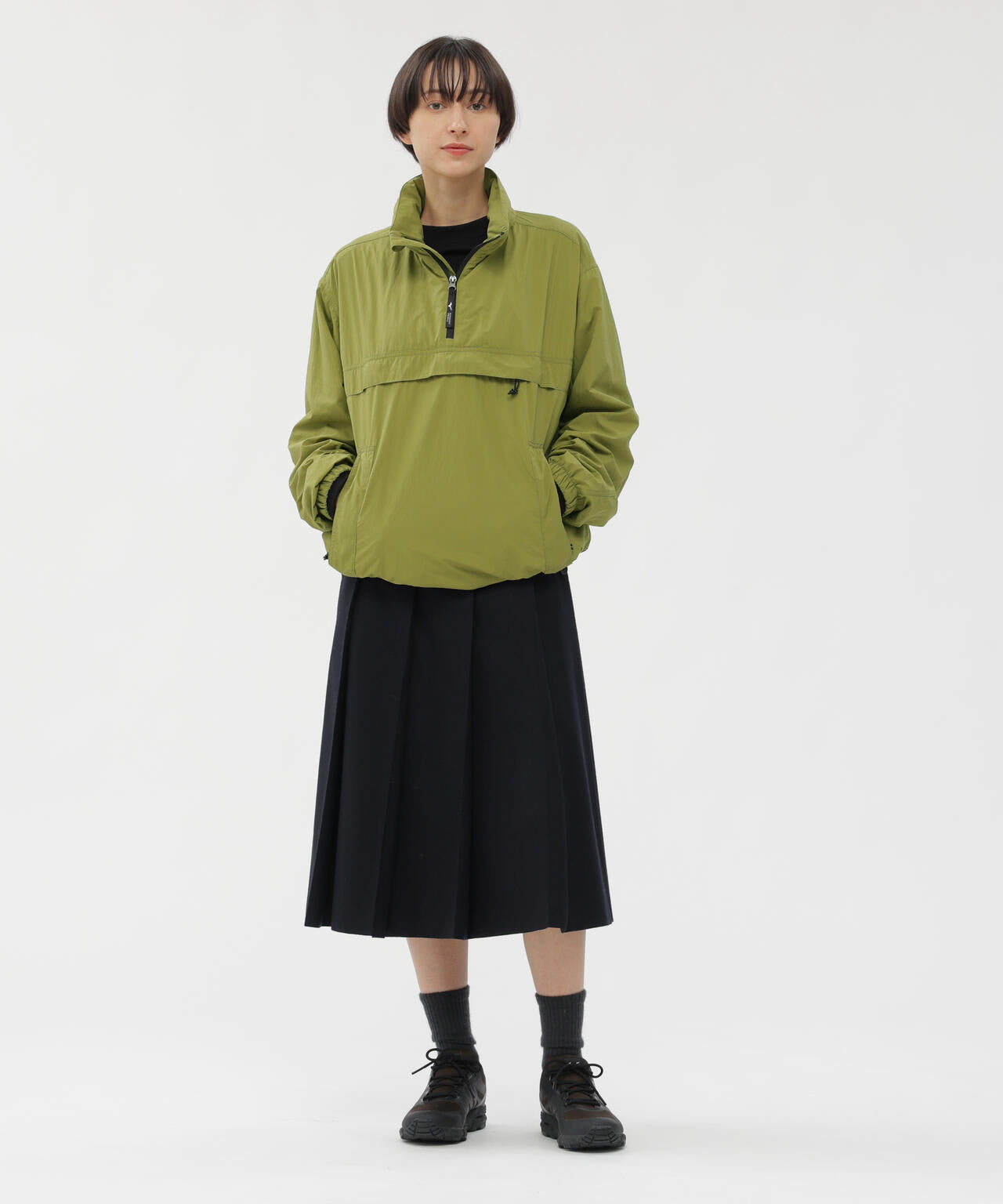 RECYCLE NYLON LIGHT POPLIN BLOUSON