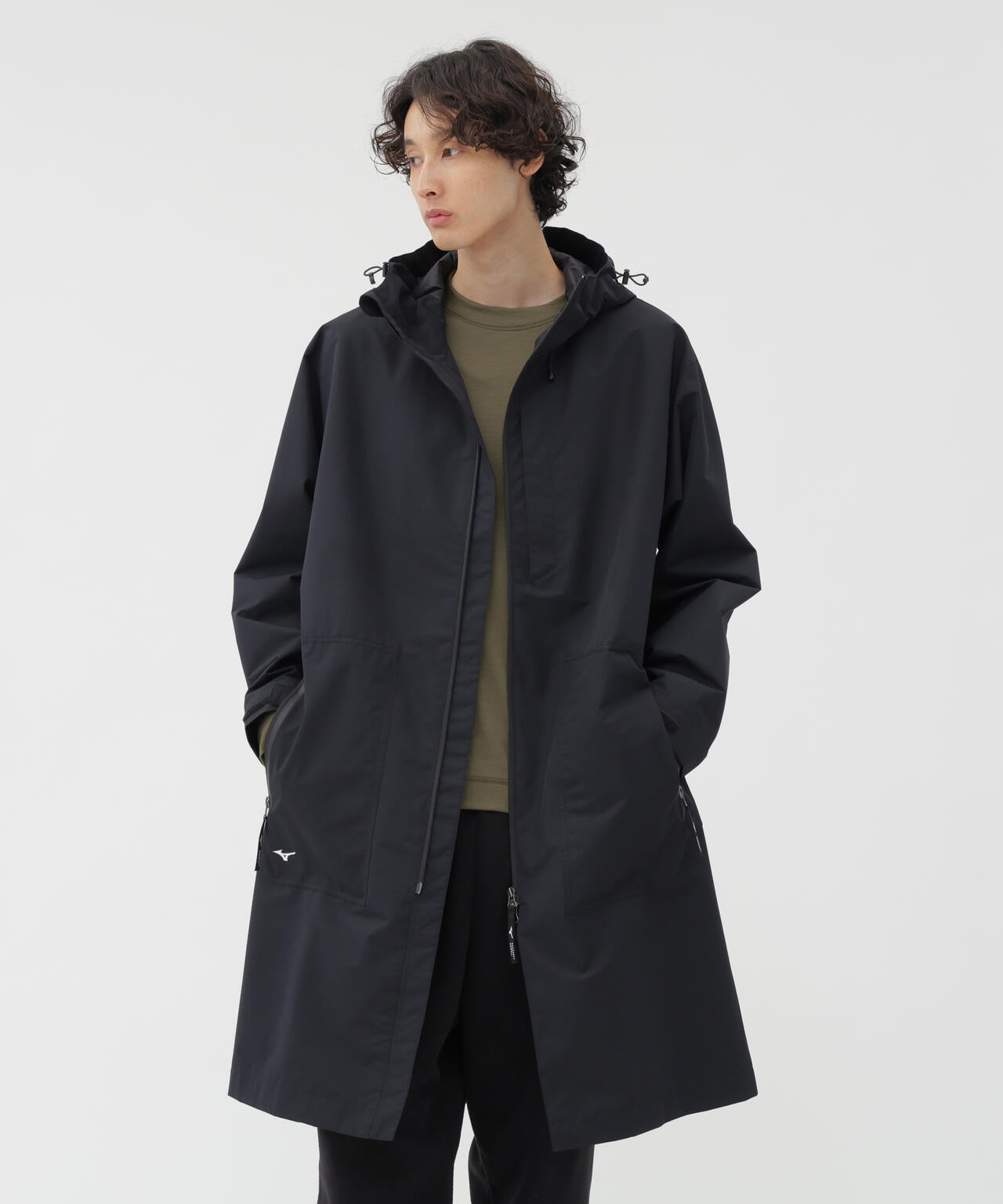 WINDSTOPPER POLYESTER POPLIN COAT