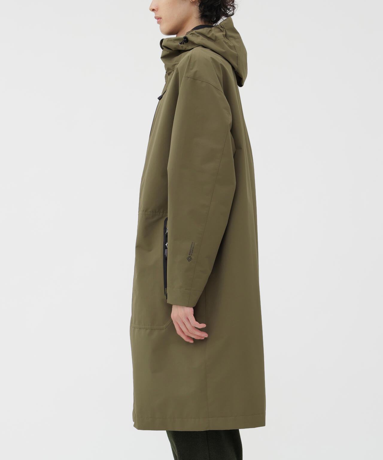 WINDSTOPPER POLYESTER POPLIN COAT