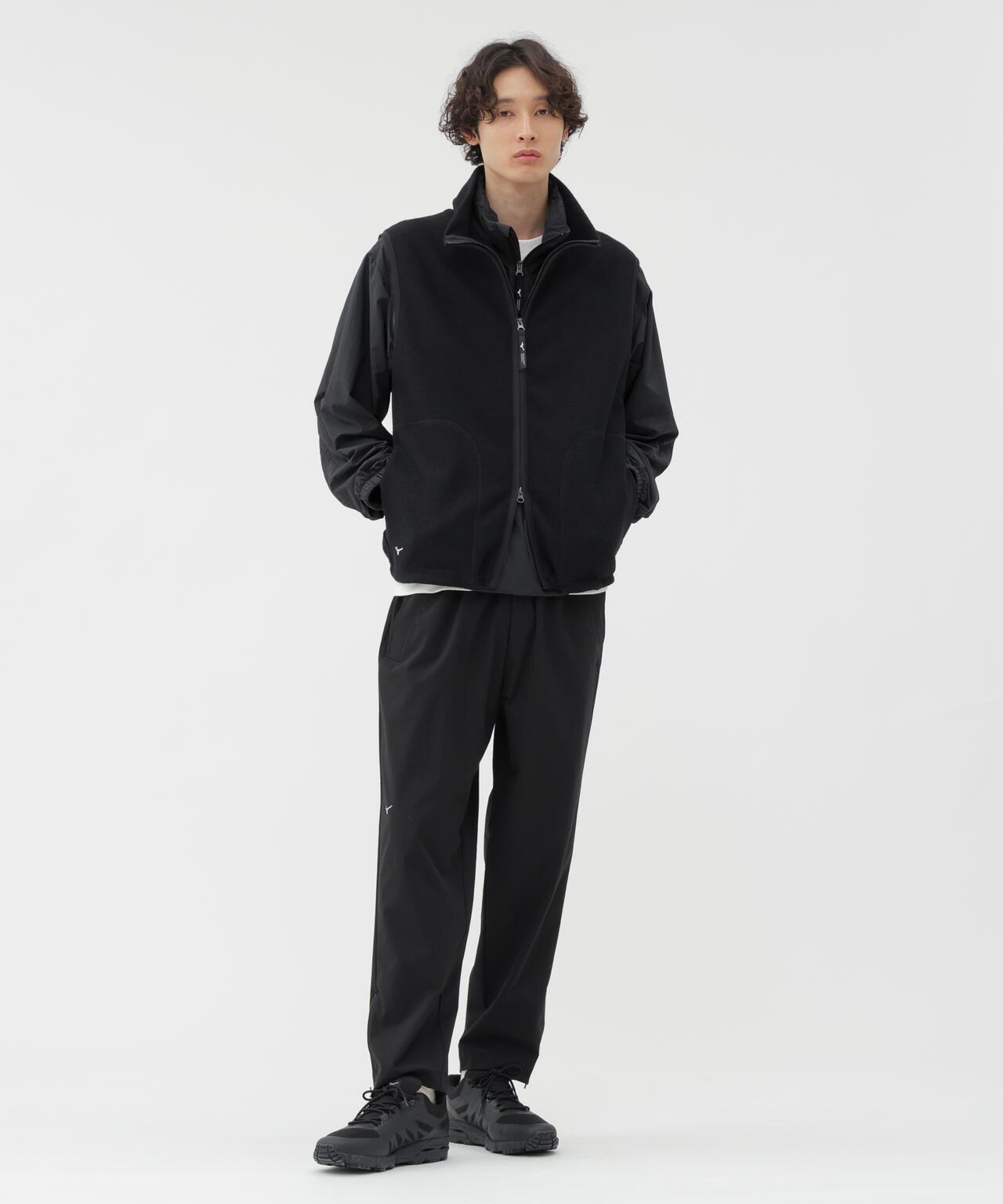 WOOL NYLON COMPRESSED JERSEY BLOUSON