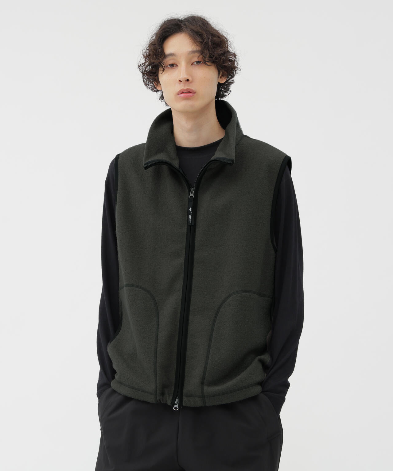 WOOL NYLON COMPRESSED JERSEY BLOUSON