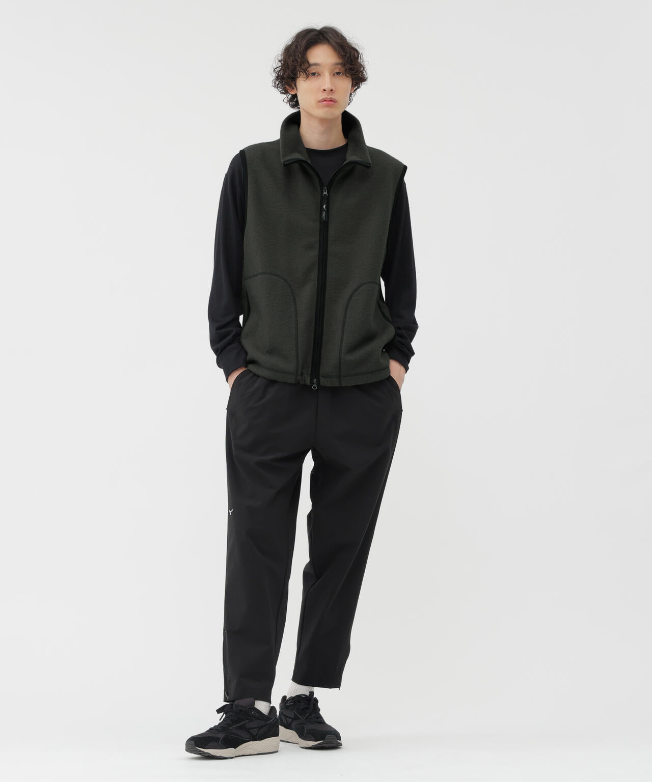 WOOL NYLON COMPRESSED JERSEY BLOUSON