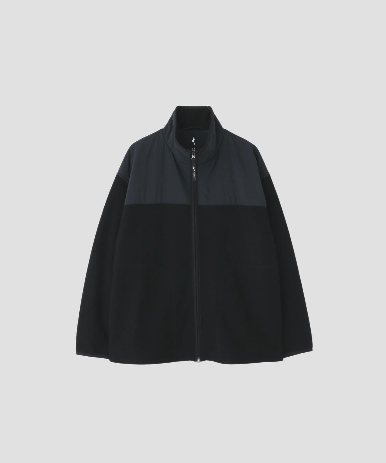 WOOL NYLON COMPRESSED JERSEY BLOUSON
