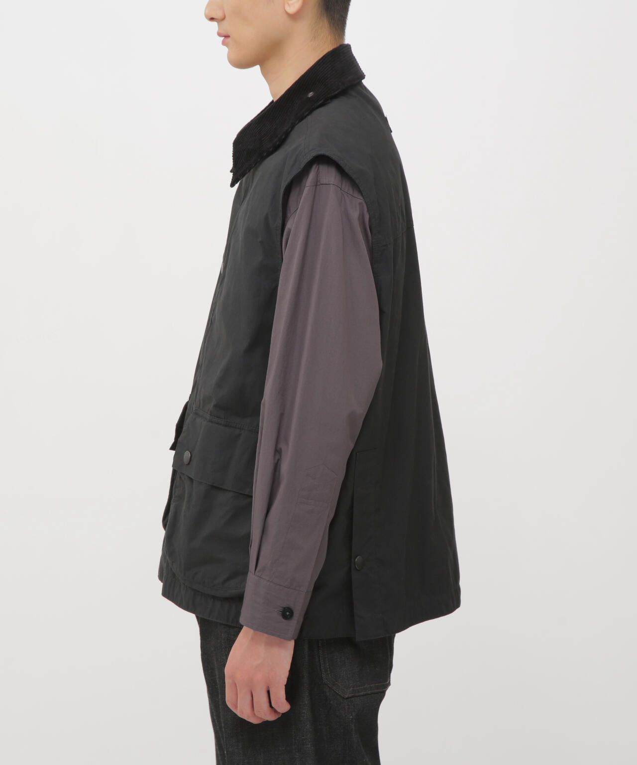 DRY WAX COTTON BLOUSON