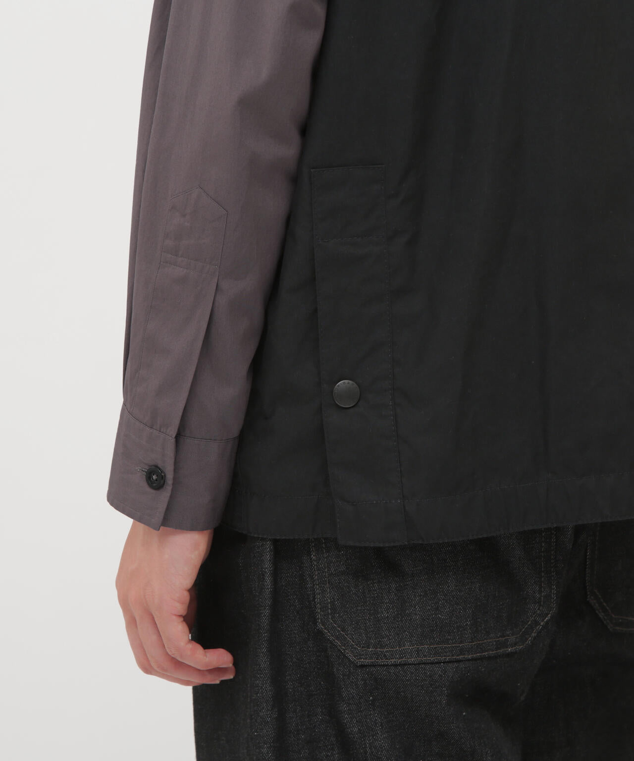 DRY WAX COTTON BLOUSON