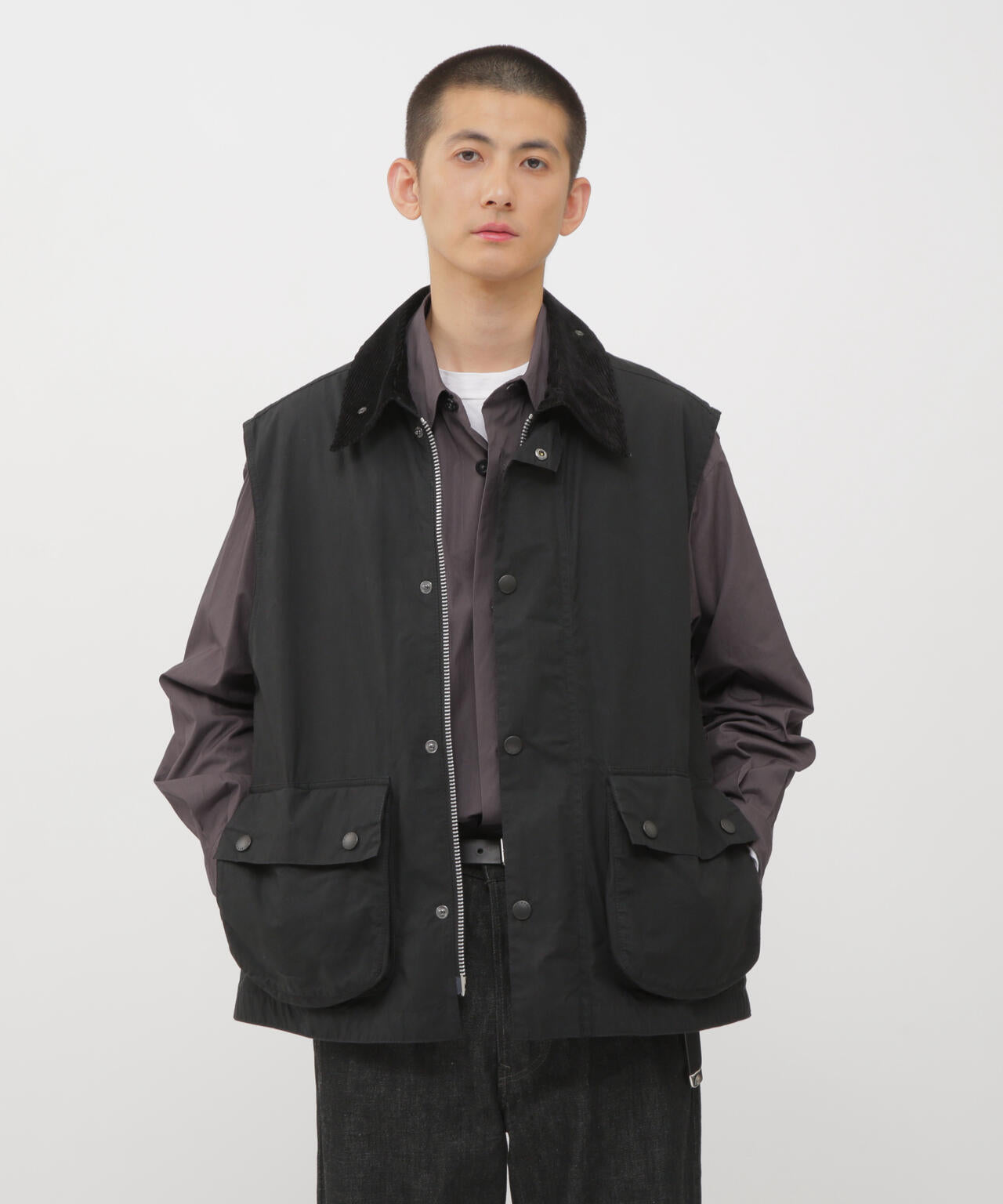 DRY WAX COTTON BLOUSON