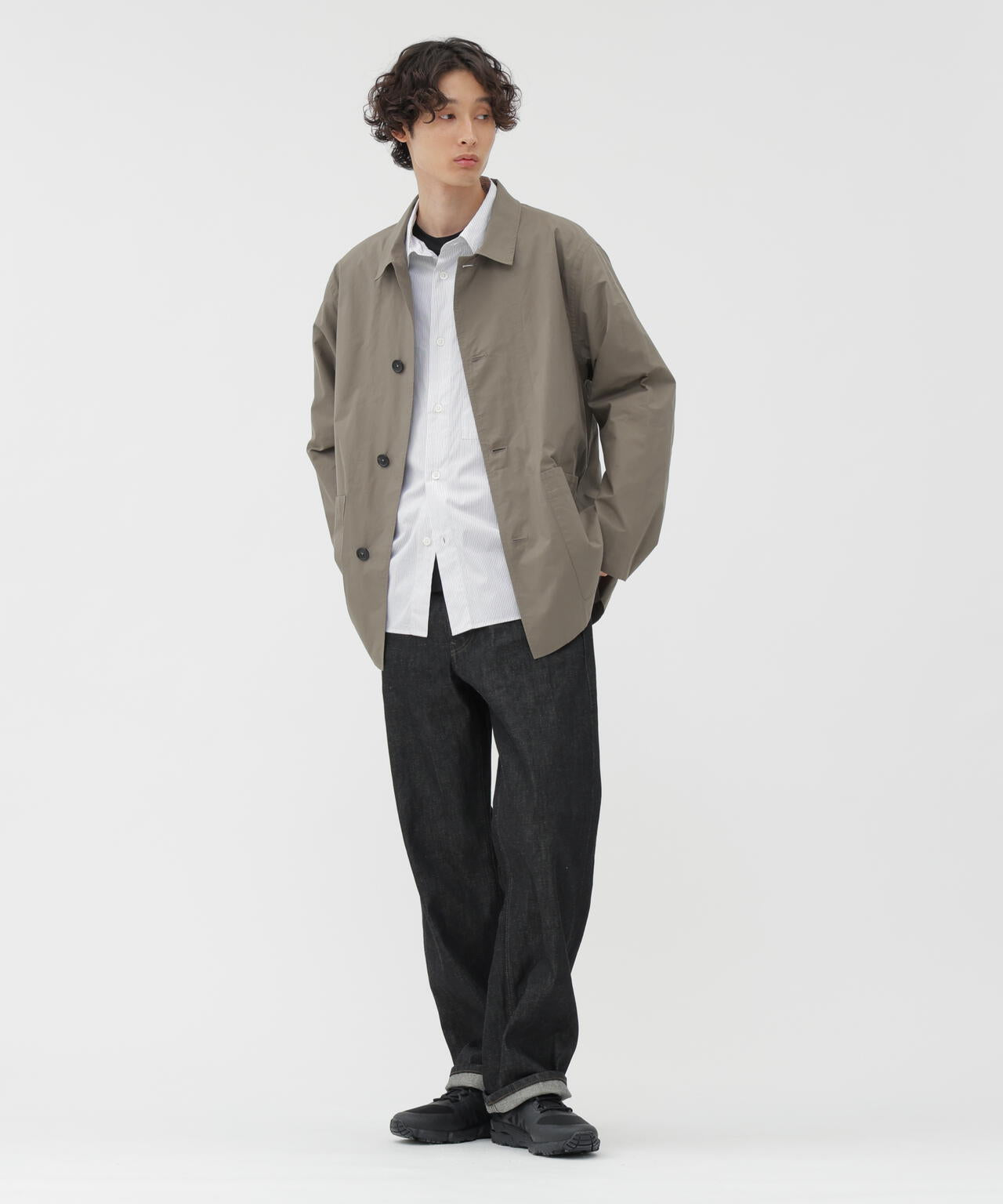 ORGANIC COTTON DENIM TROUSERS
