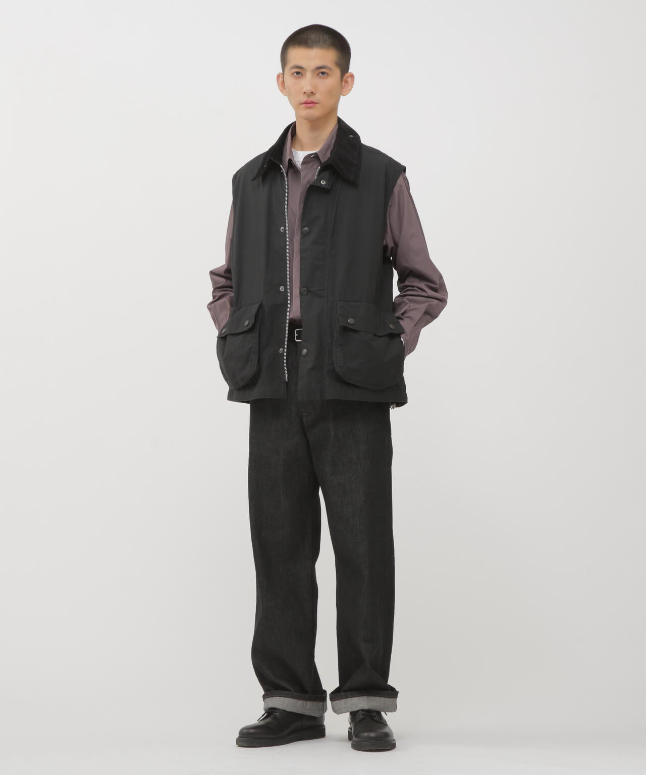 ORGANIC COTTON DENIM TROUSERS