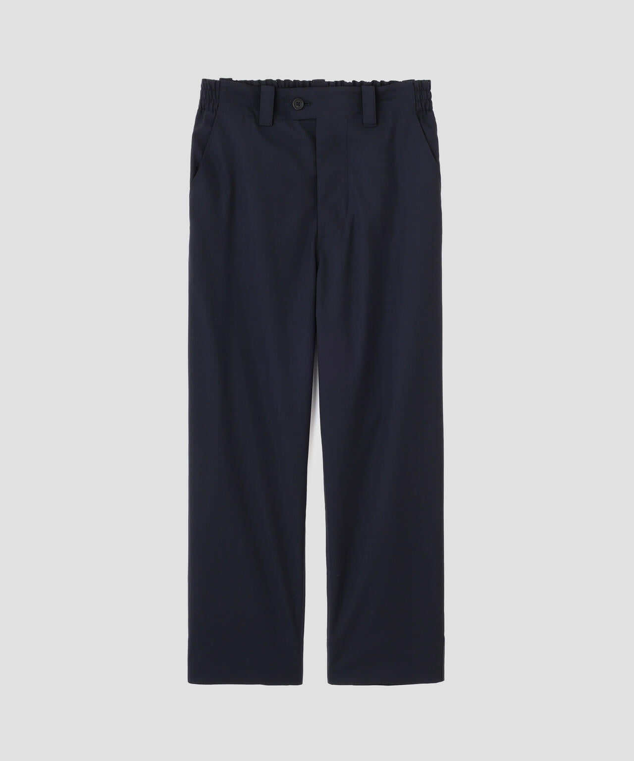 FINE WOOL POPLIN TROUSERS