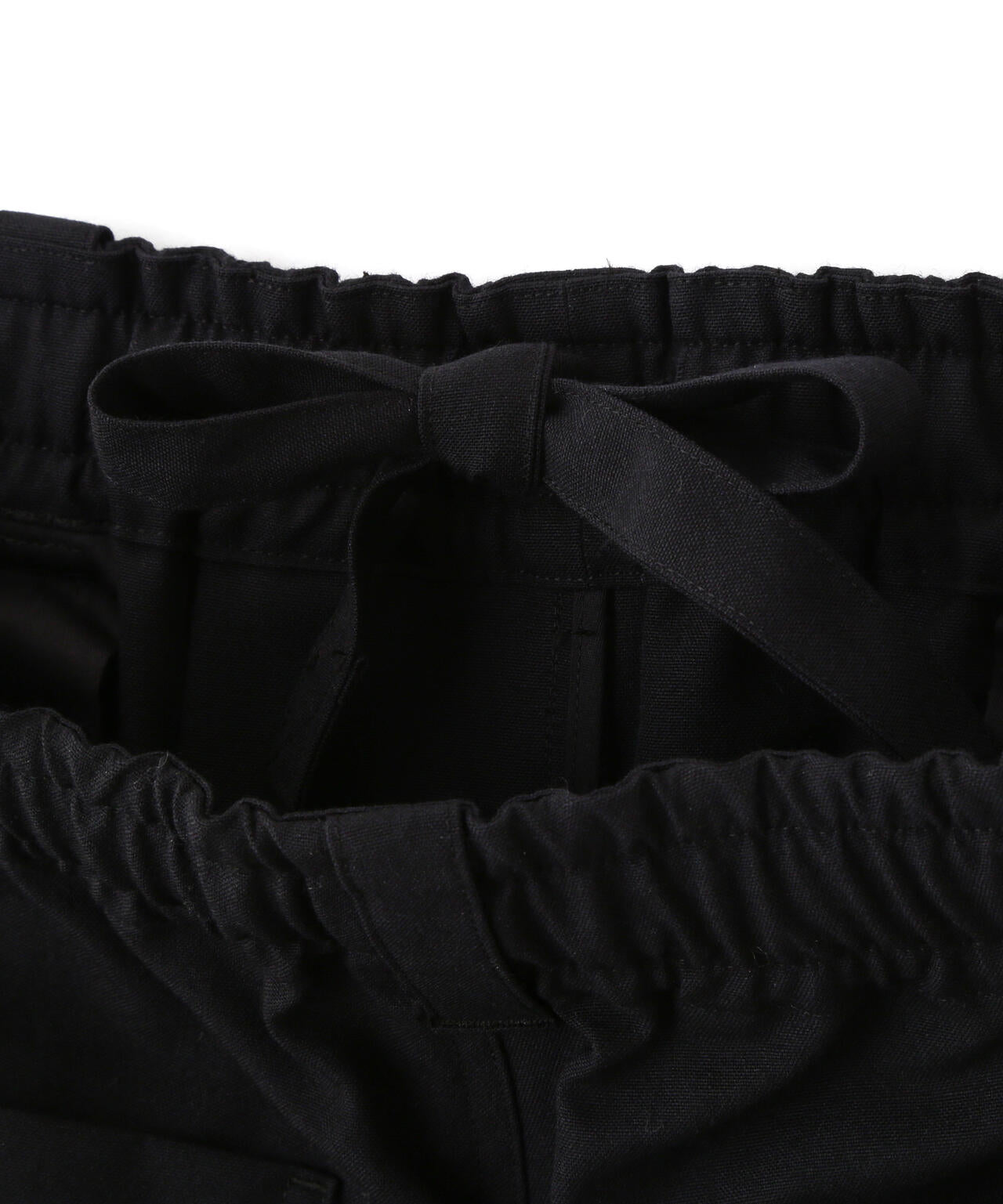 DRY WOOL PLAINWEAVE TROUSERS