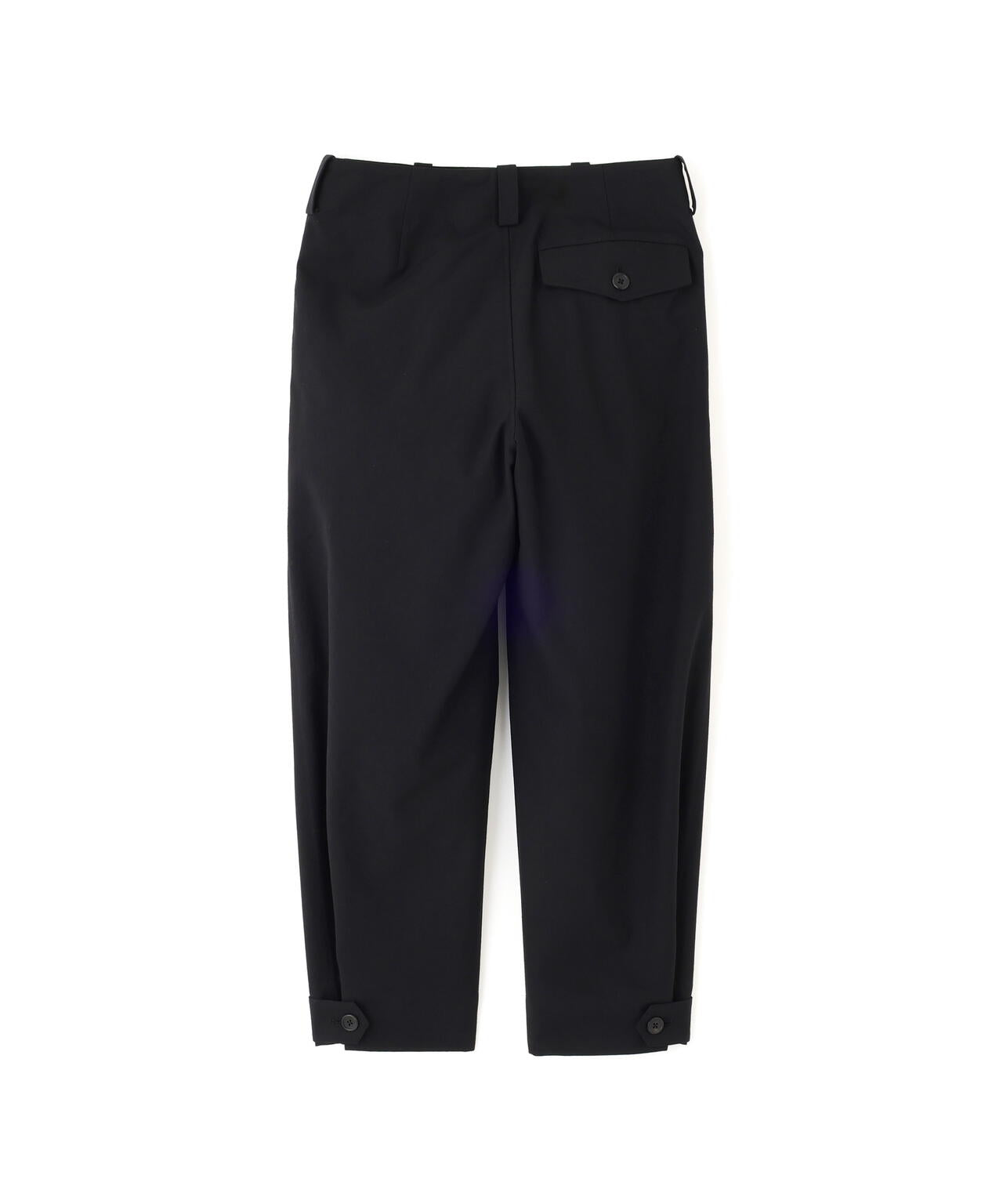 DRY WOOL PLAINWEAVE TROUSERS