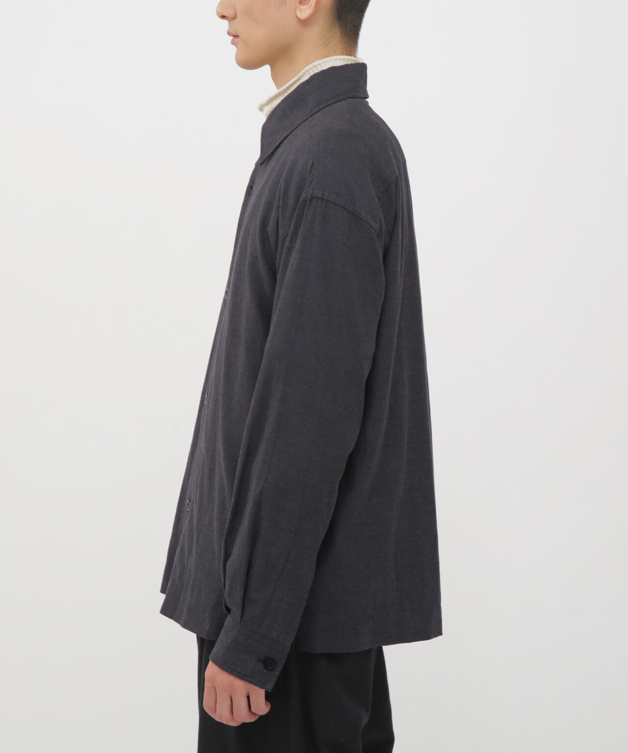 BRUSHED COTTON TWILL SHIRT