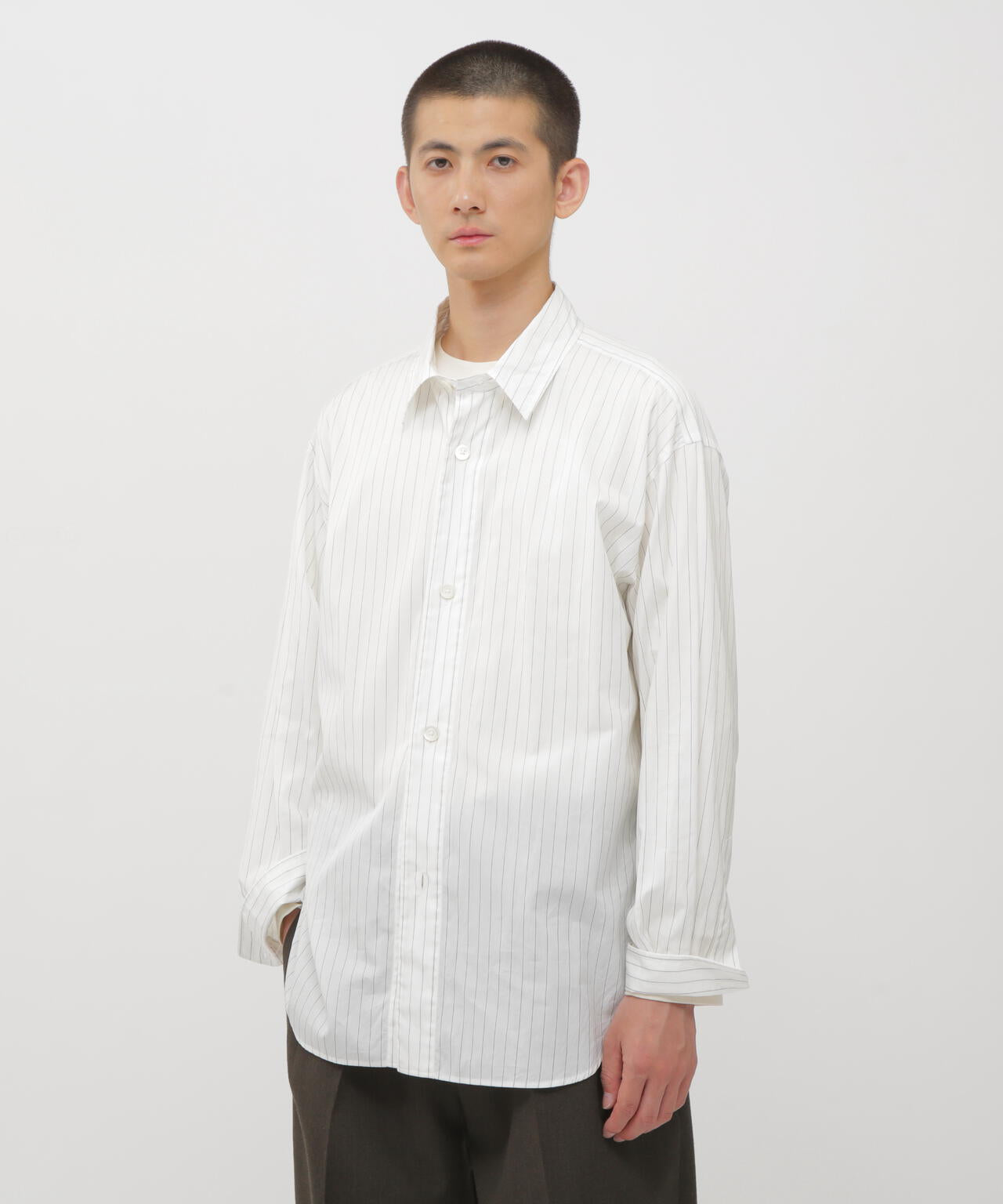 FINE COTTON STRIPE SHIRT