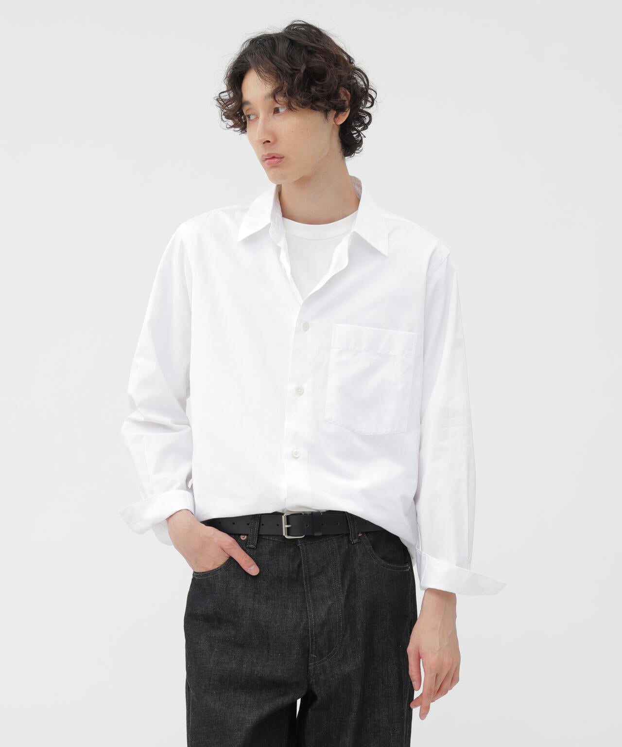 PLAIN COTTON POPLIN SHIRT