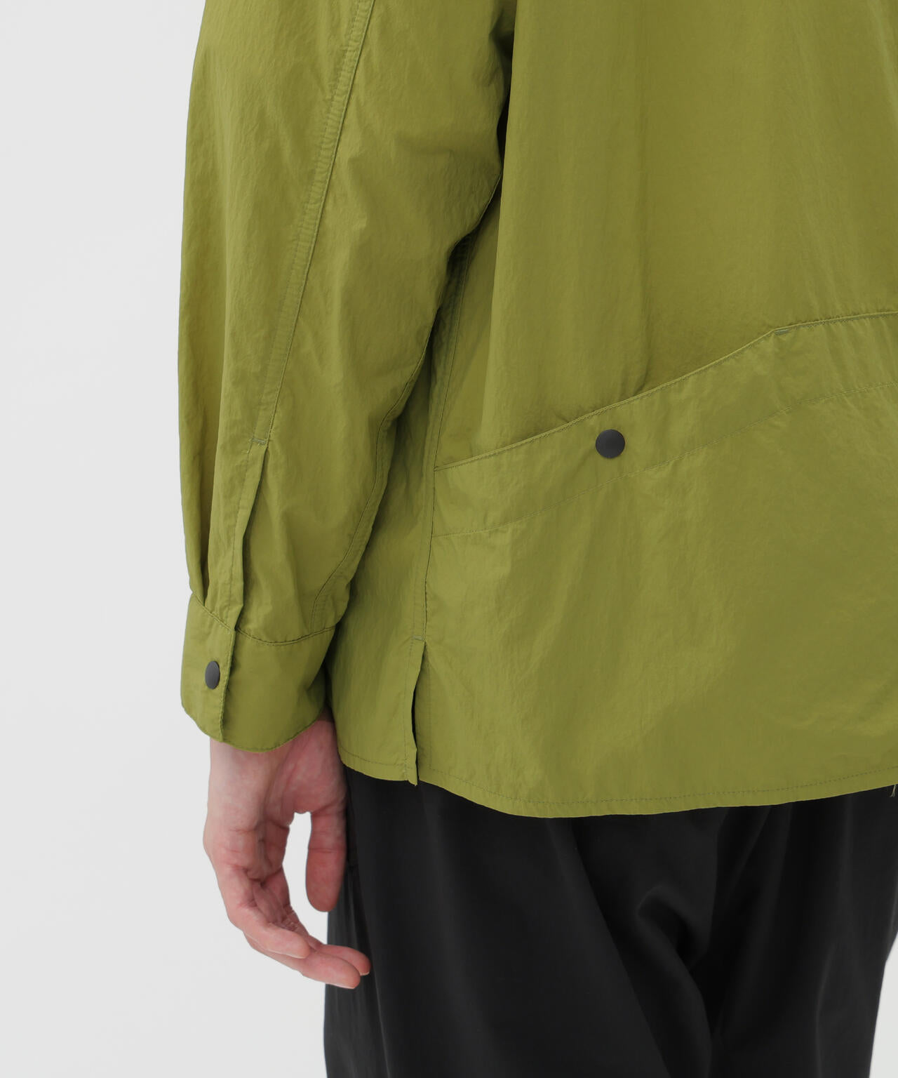 RECYCLE NYLON LIGHT POPLIN SHIRT