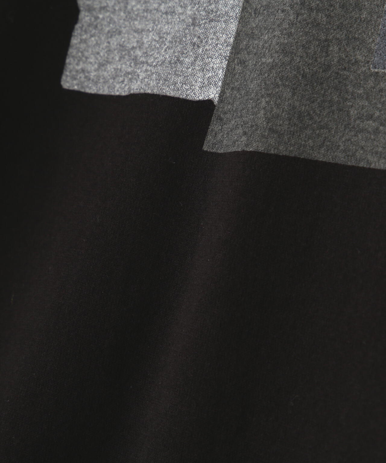 COLLAGE PRINT COTTON JERSEY TOP