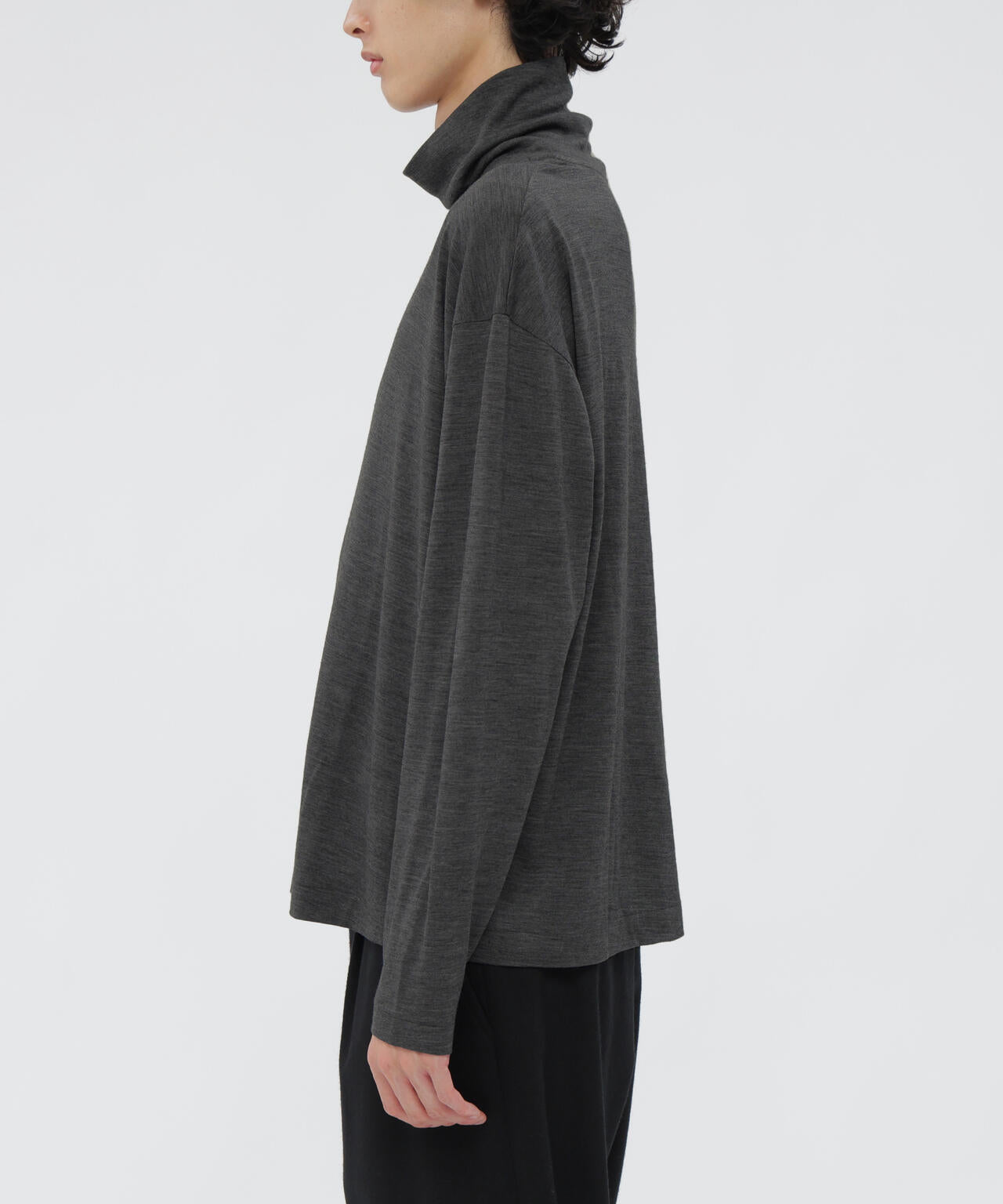 MILLED SUPERFINE MERINO JERSEY TOP