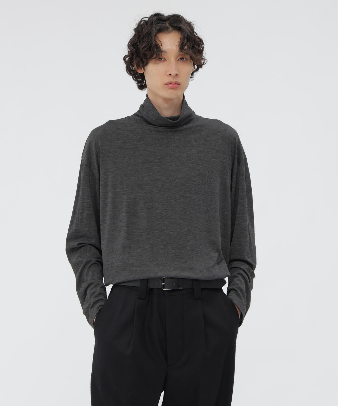 MILLED SUPERFINE MERINO JERSEY TOP | MARGARET HOWELL（マーガレット