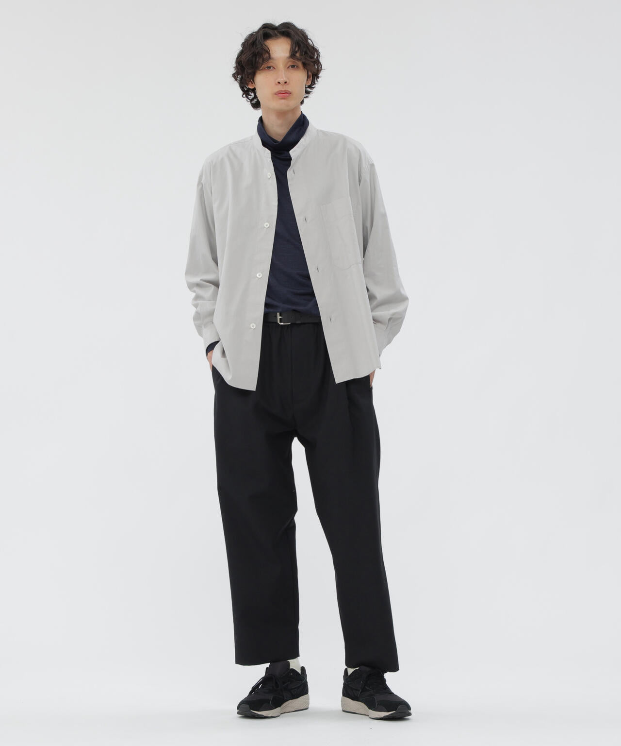 MILLED SUPERFINE MERINO JERSEY TOP