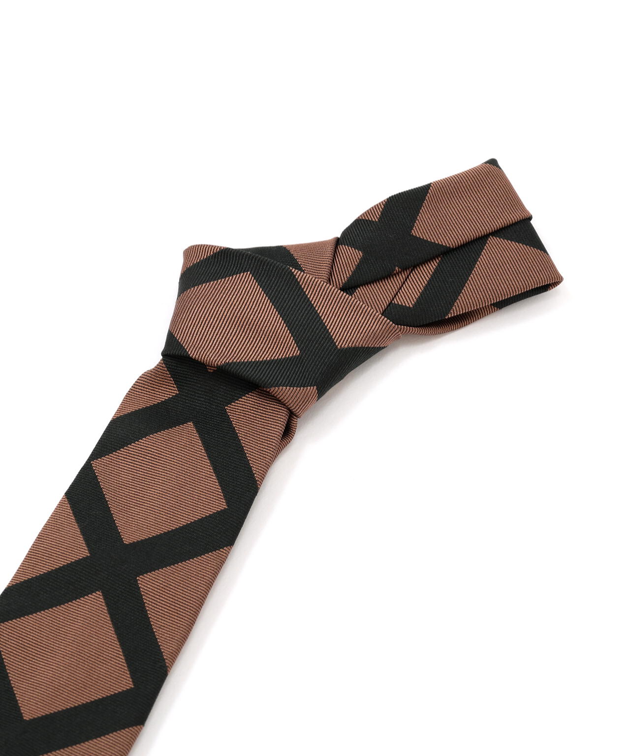 BOLD CHECK SILK TIE