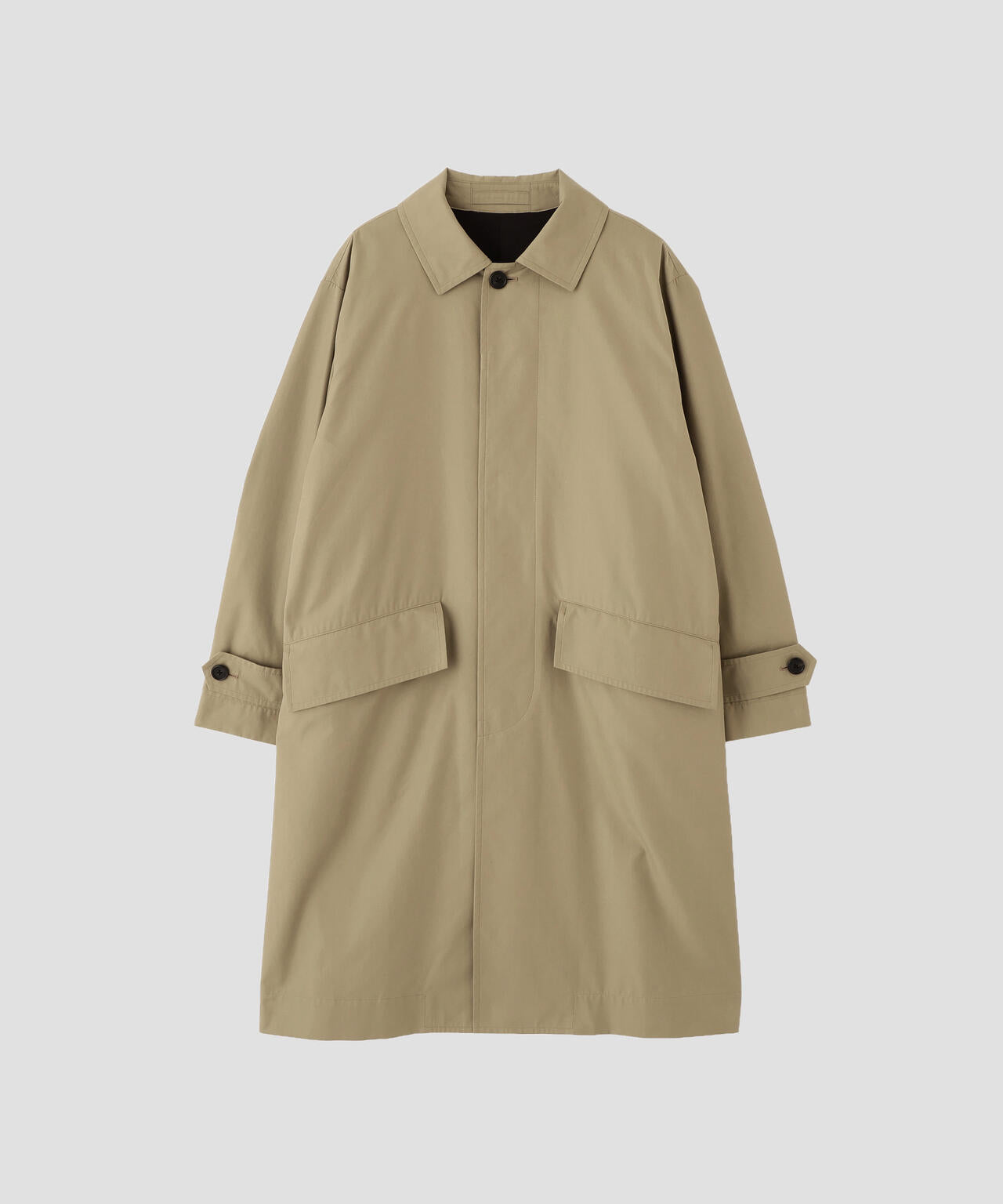 COTTON NYLON GABARDINE COAT