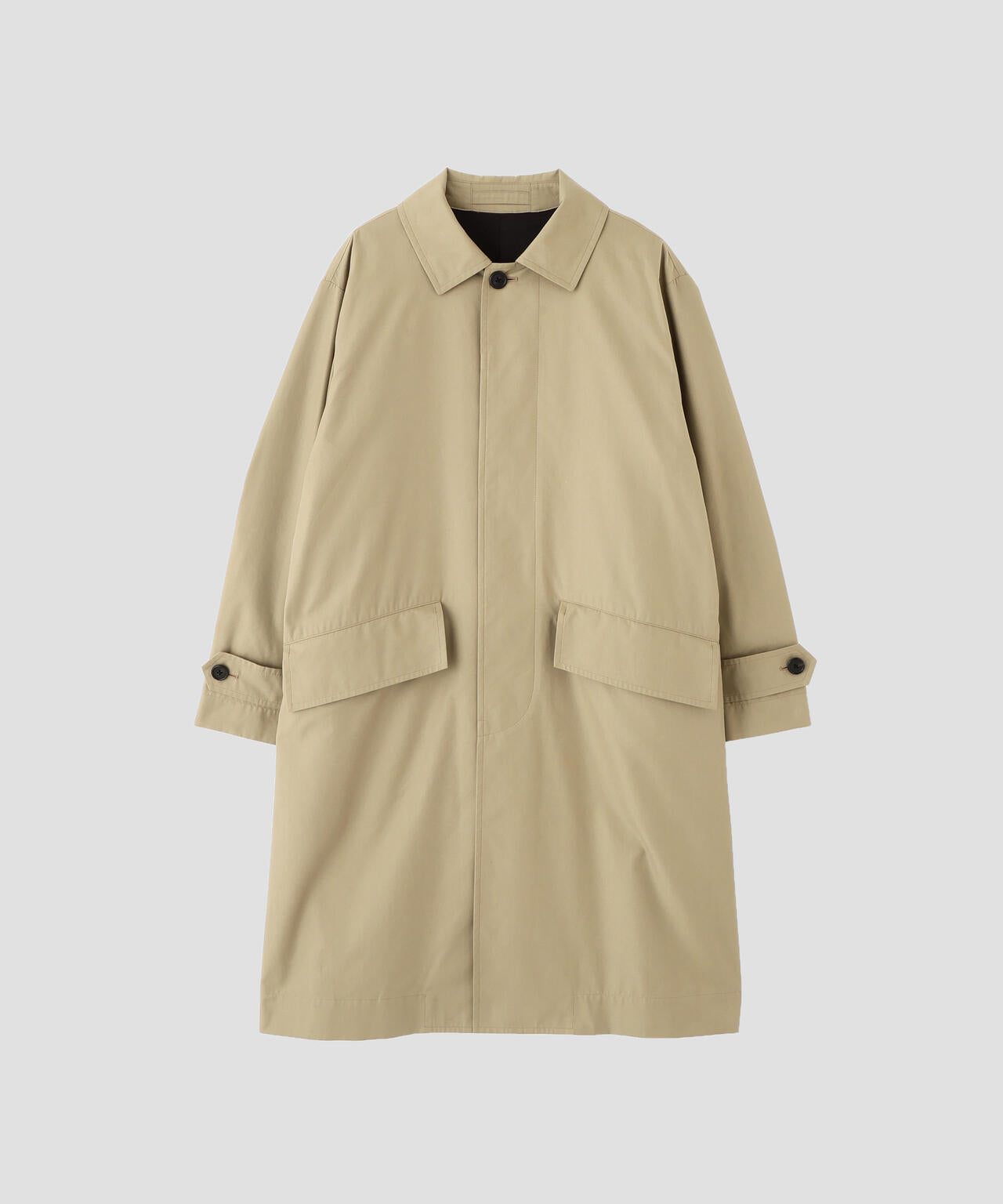 COTTON NYLON GABARDINE COAT