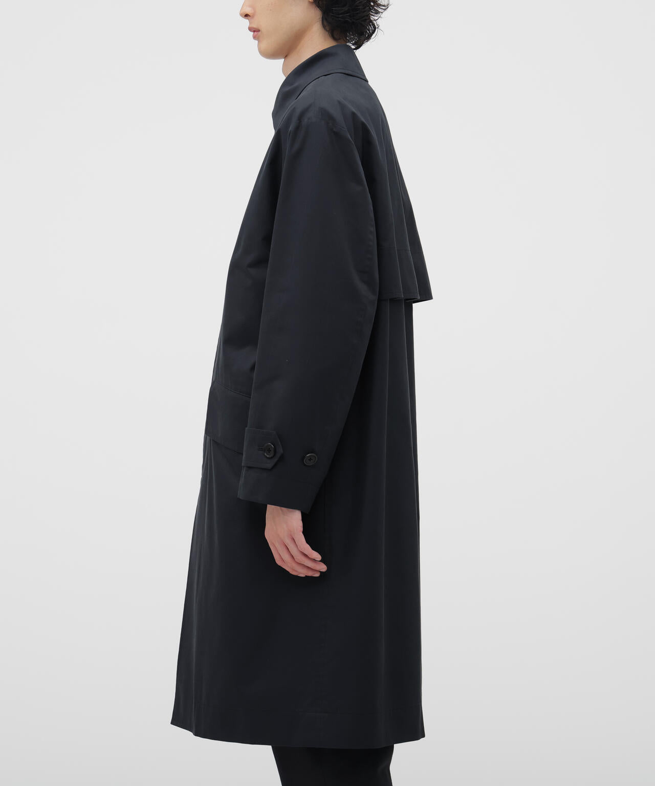 COTTON NYLON GABARDINE COAT