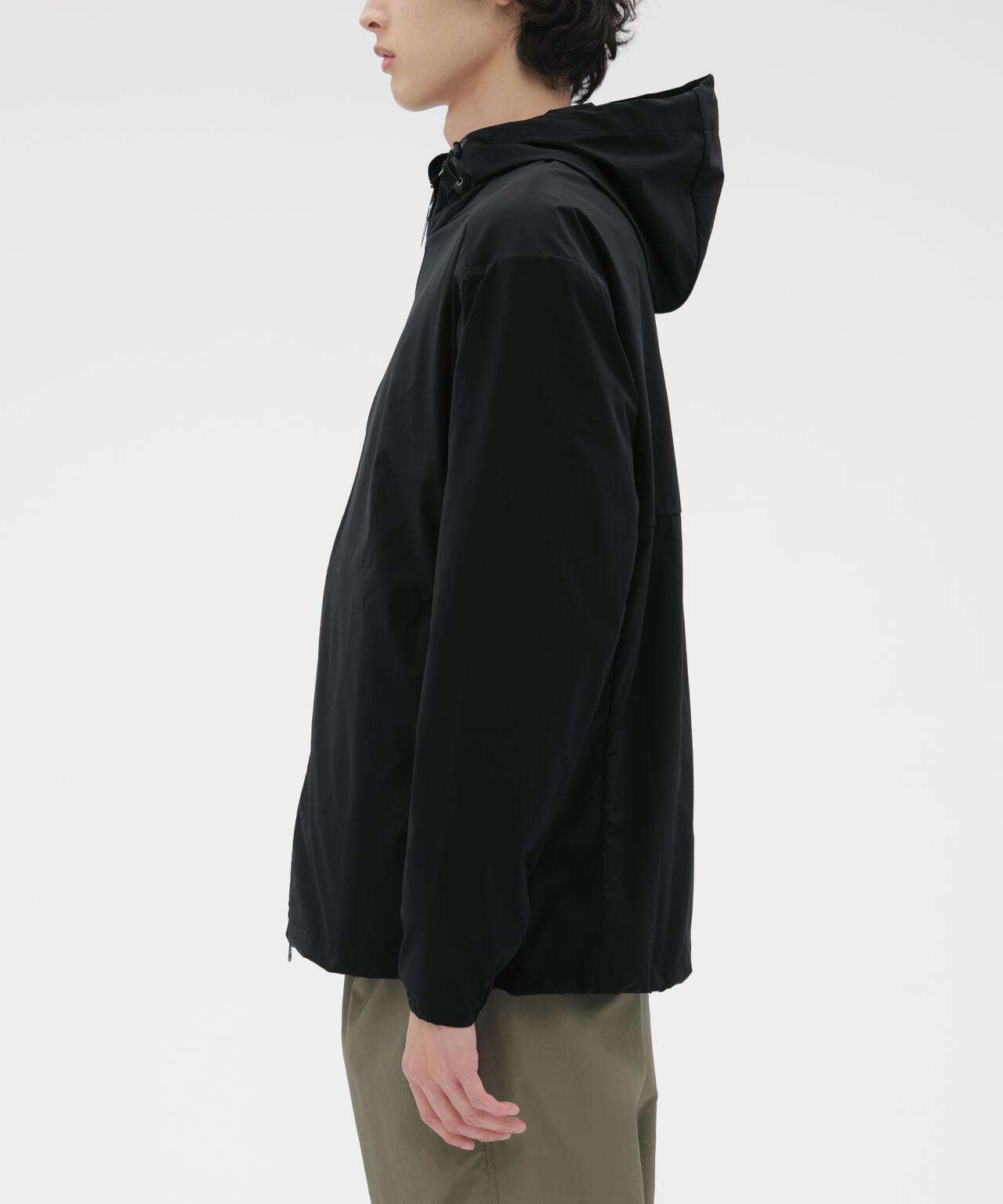 STRETCH POLYESTER BLOUSON