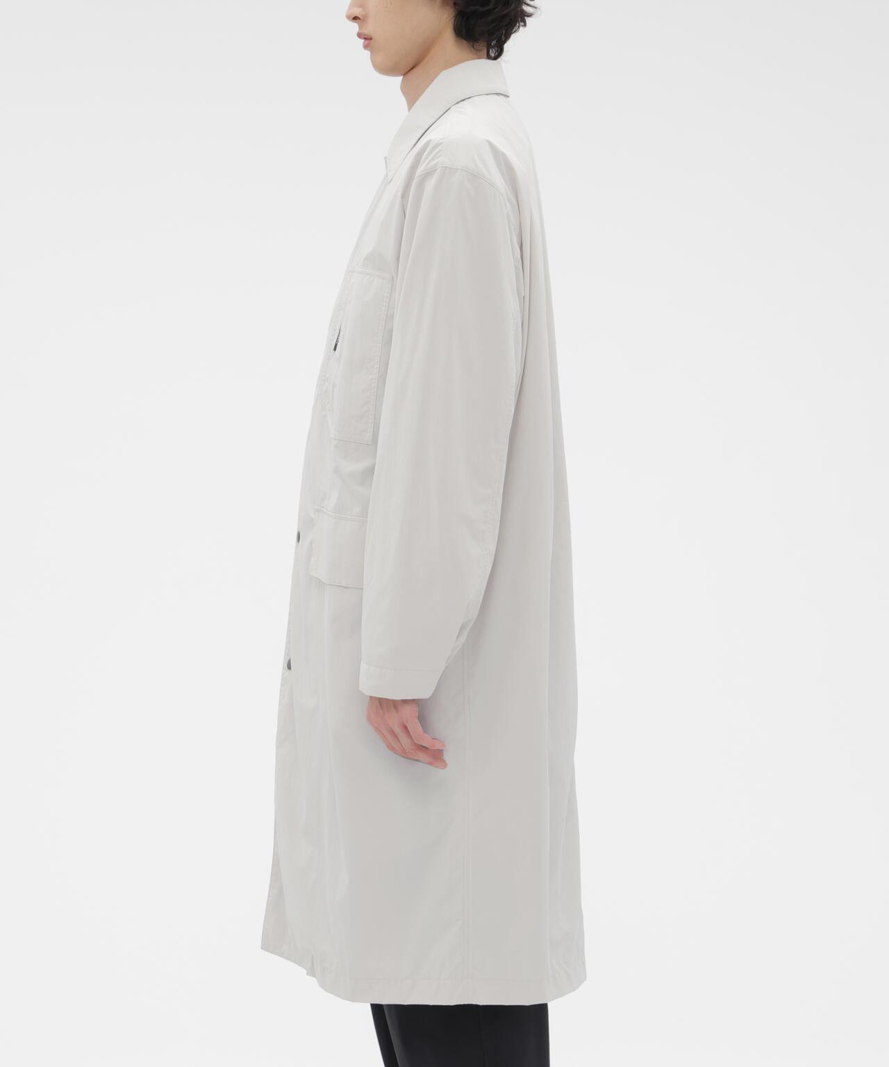 RECYCLED NYLON COMPACT RIPSTOP COAT