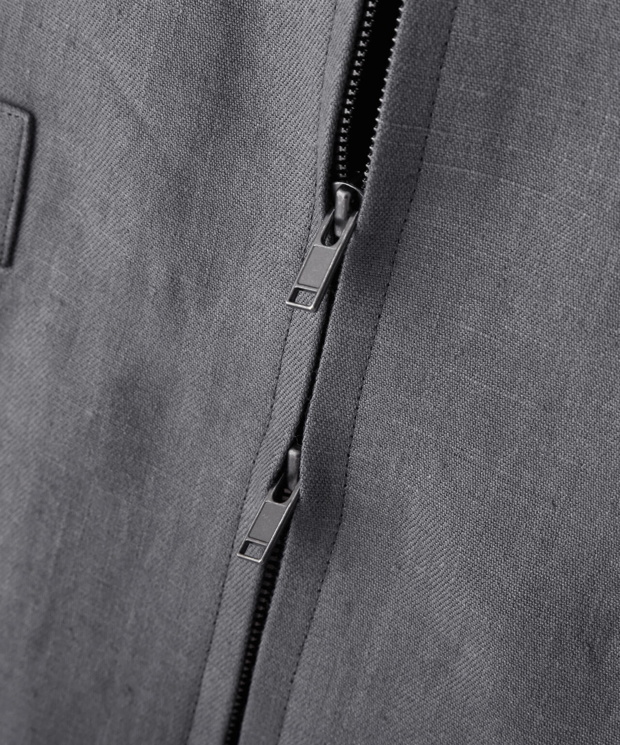 COMPACT LINEN TWILL BLOUSON