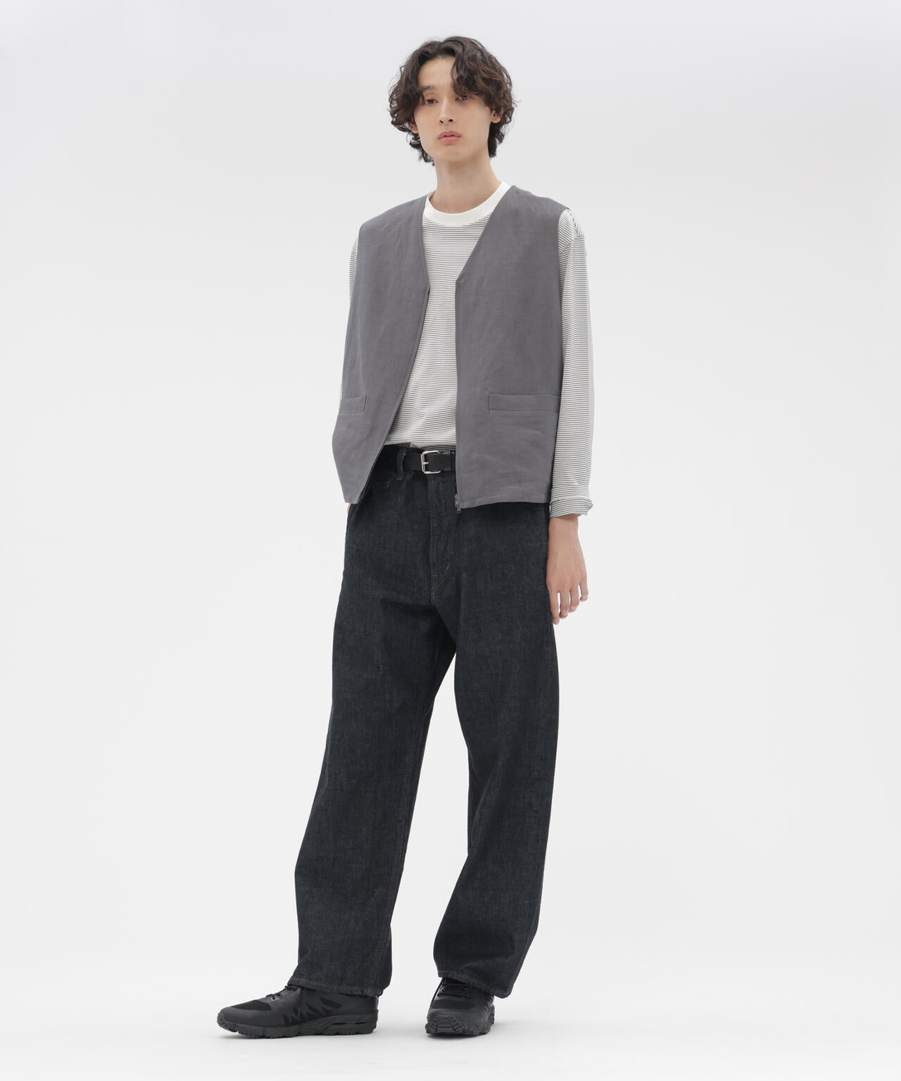COMPACT LINEN TWILL BLOUSON