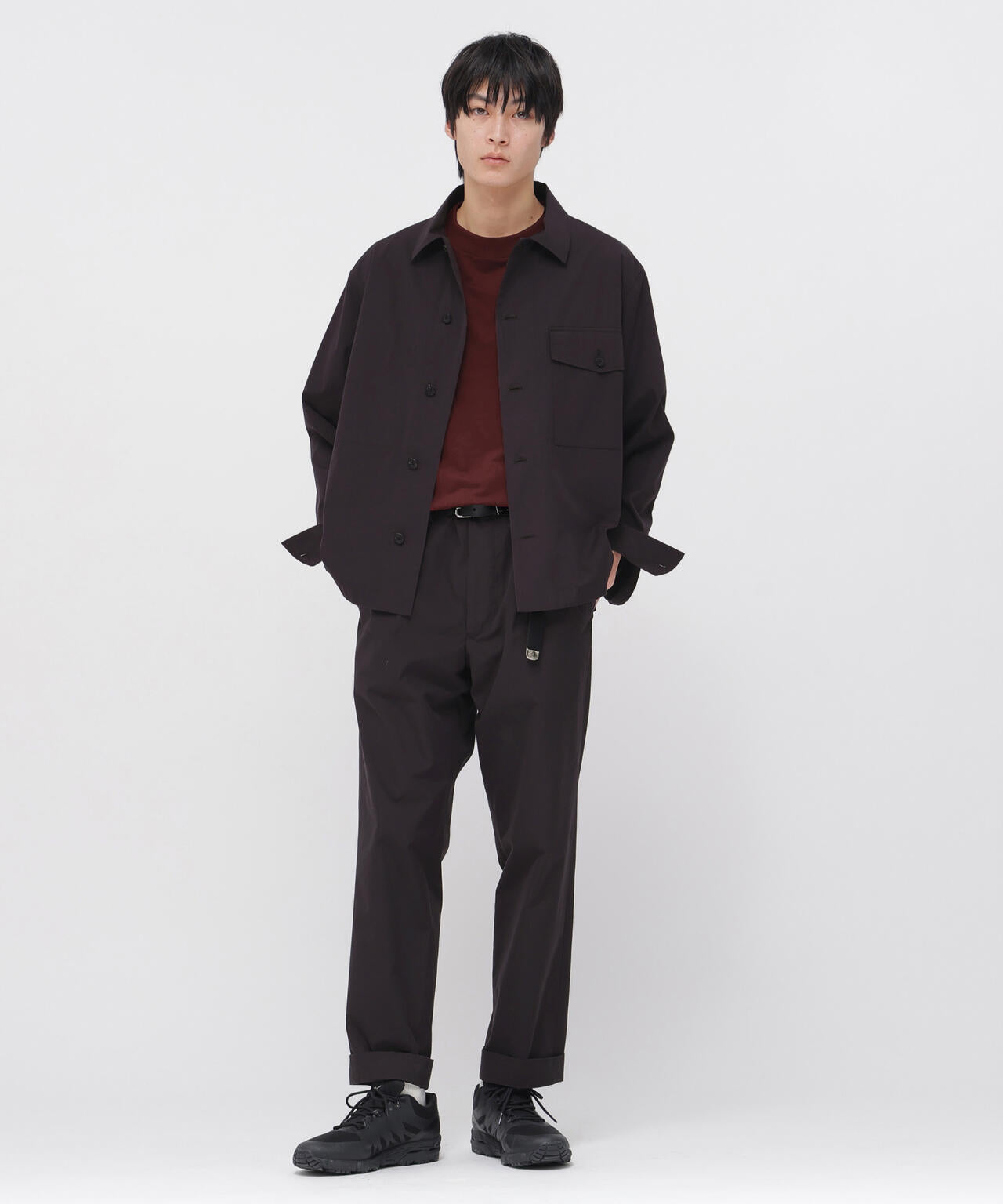 COTTON SILK PLAINWEAVE BLOUSON