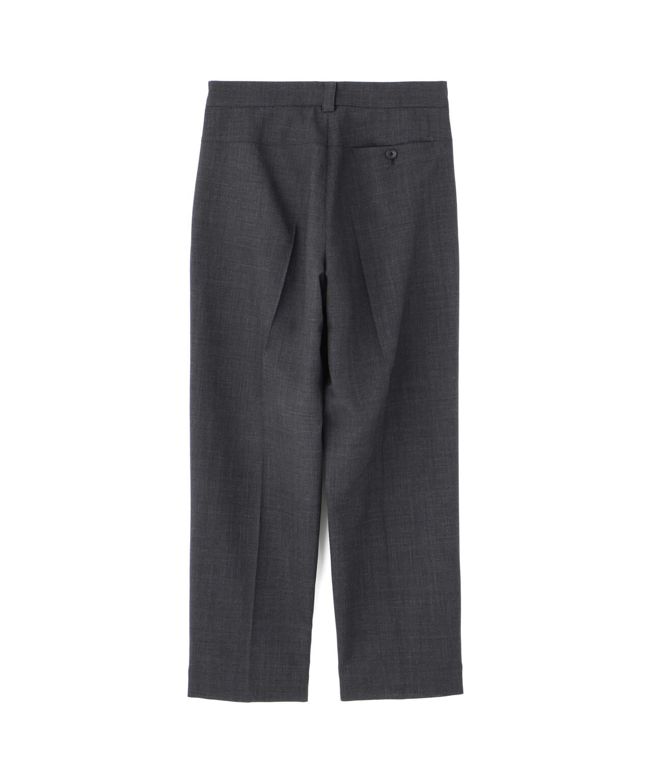 CRISP WOOL PLAINWEAVE TROUSERS